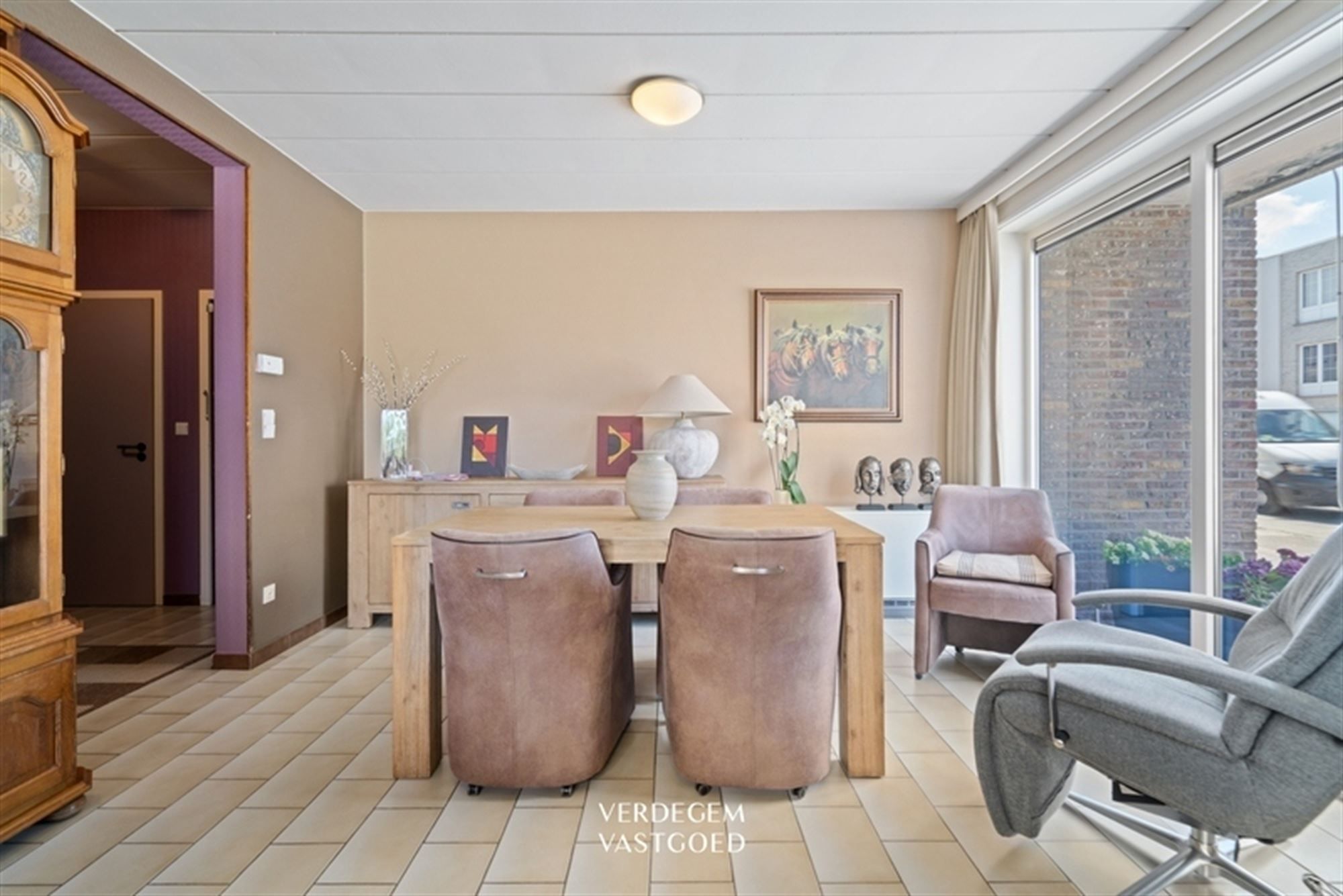 Gelijkvloers appartement met 2 slaapkamers, garage en privatieve tuin foto 5