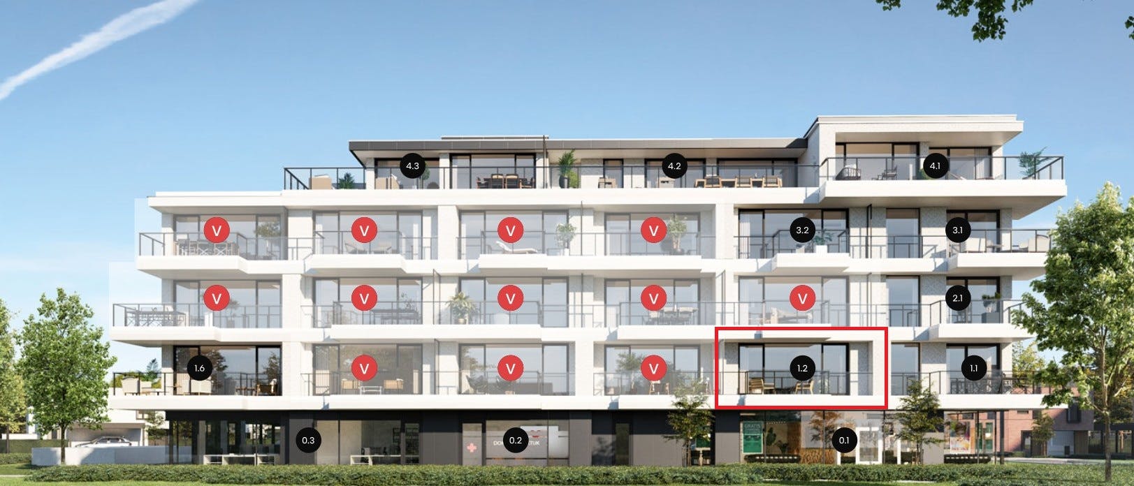 Modern energiezuinig appartement nabij Hooglede en Roeselare foto 11