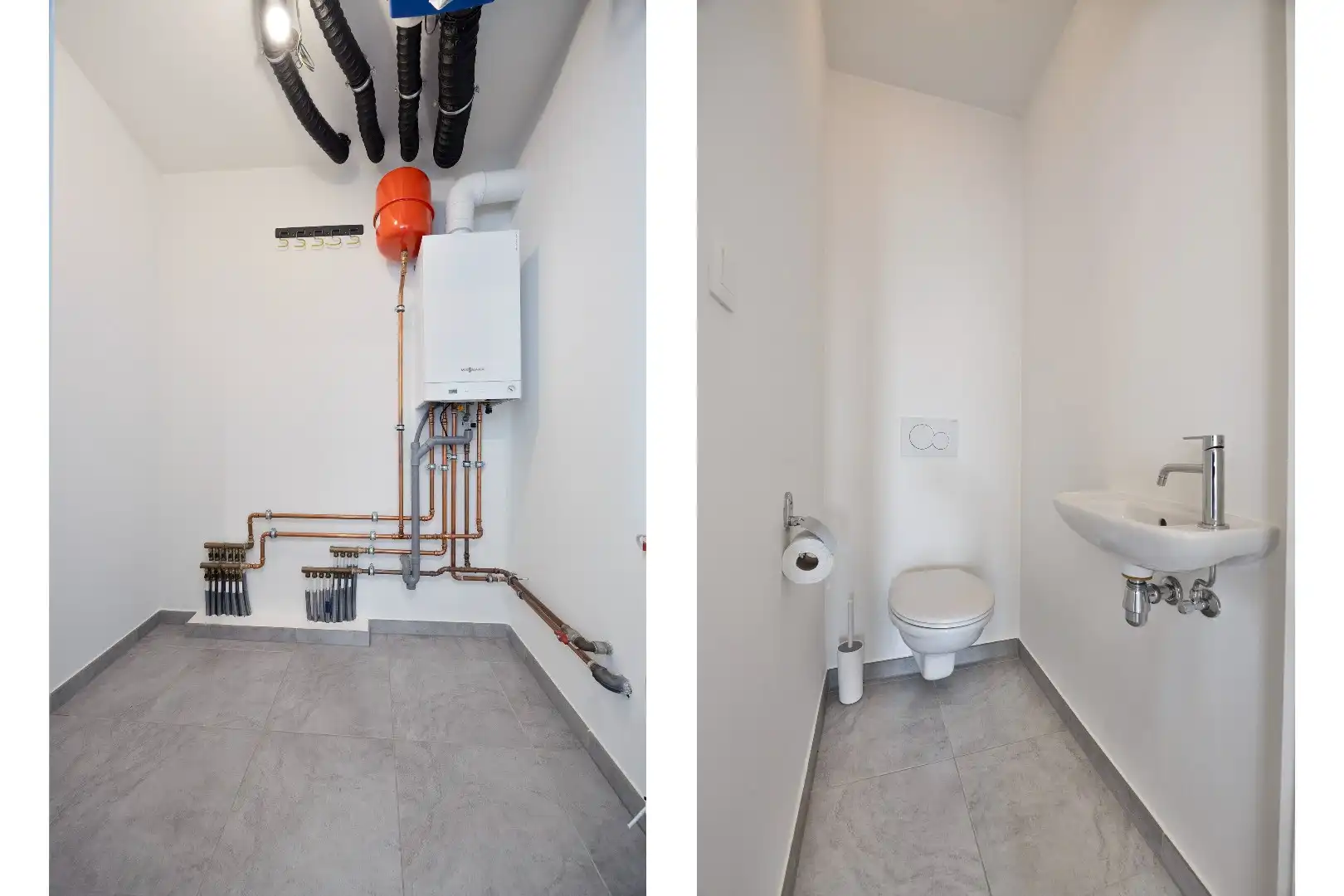 App te huur nabij centrum Halle: 2 slpks, terras, parking + kelder foto 12