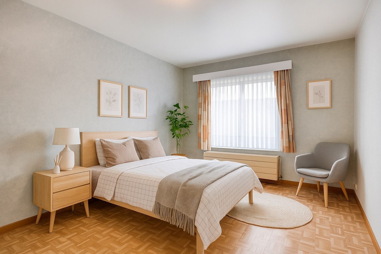 GELIJKVLOERS APPARTEMENT MET 3 SLAAPKAMERS EN INPANDIGE GARAGE TE HALEN! foto 16