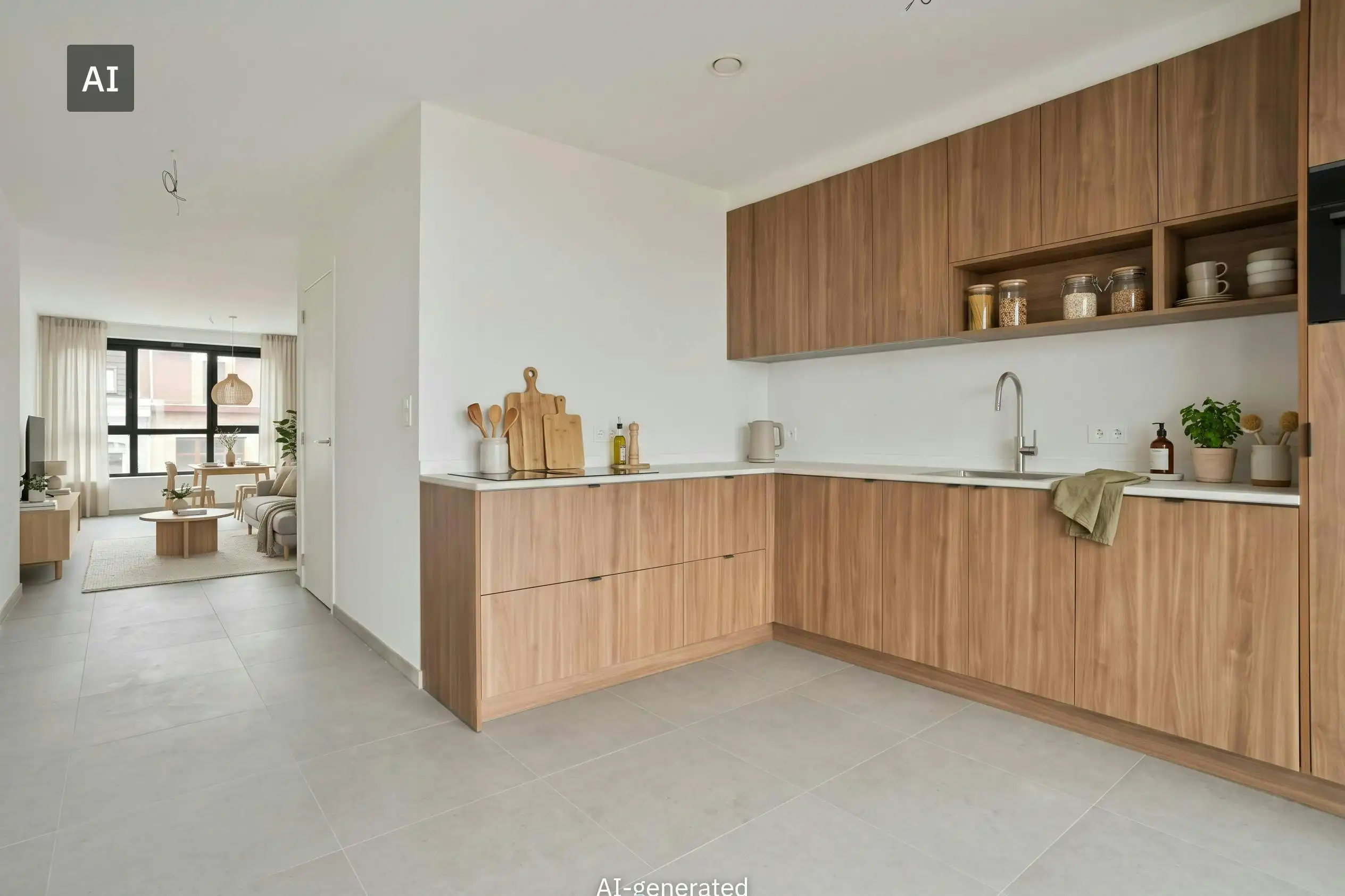 Nieuw 1-slaapkamerappartement te koop in residentie Greenscape foto 3