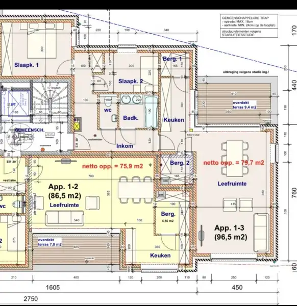 Nieuwbouw appartement met dubbele berging en overdekt terras foto 3