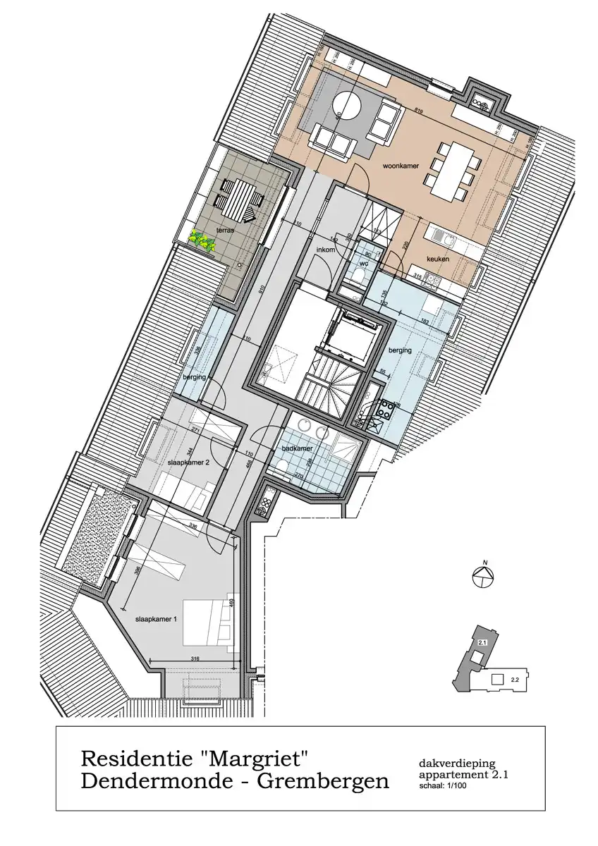 2-slaapkamer nieuwbouwappartement  foto 9