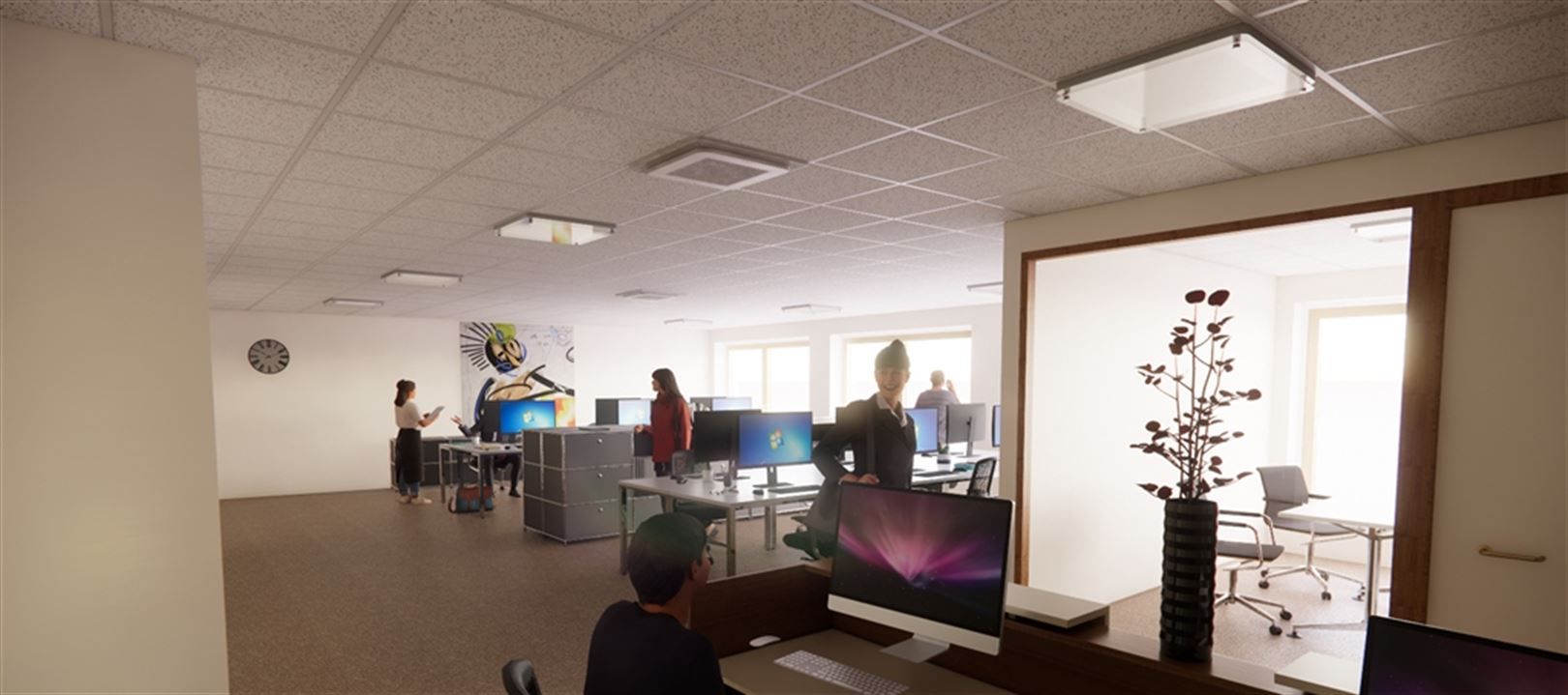 Nieuwbouw kantoren op strategische locatie in Destelbergen foto 3