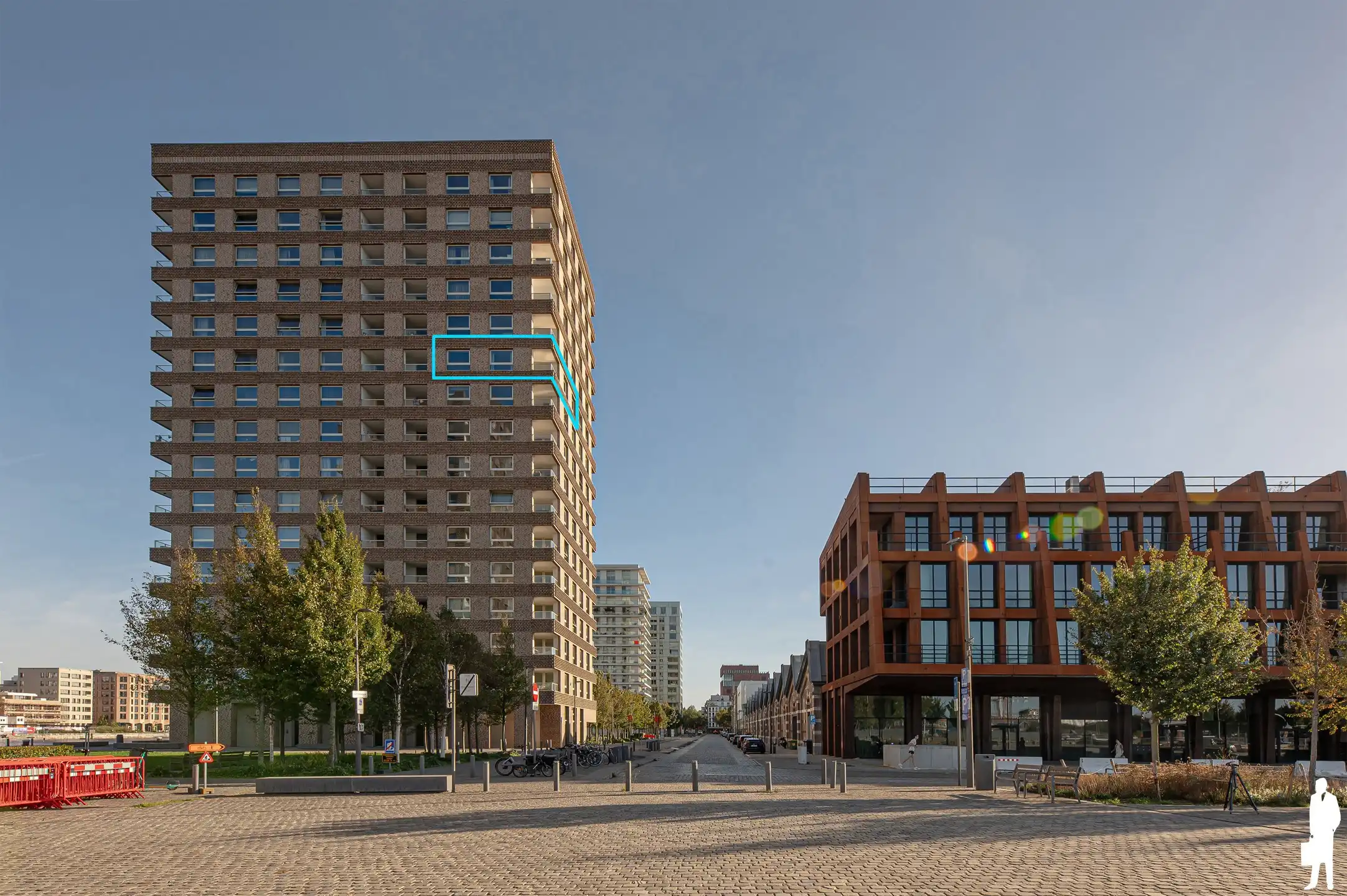 Gemeubeld 2-slaapkamerappartement met terras op het Eilandje foto 13