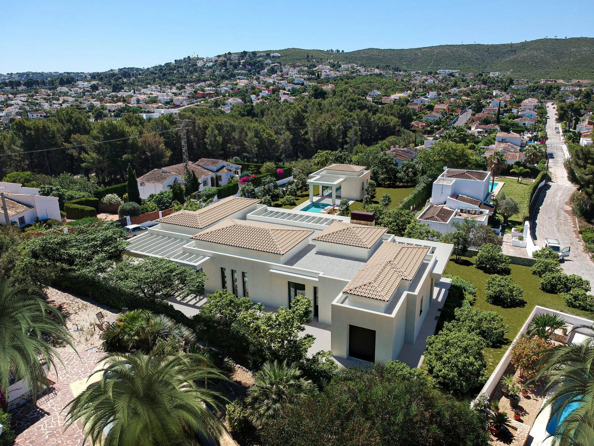 Ervaar ultieme luxe en natuurlijke schoonheid in deze exclusieve nieuwbouwvilla in Javea – ruimte, comfort en design op een toplocatie aan de Costa Blanca foto 5