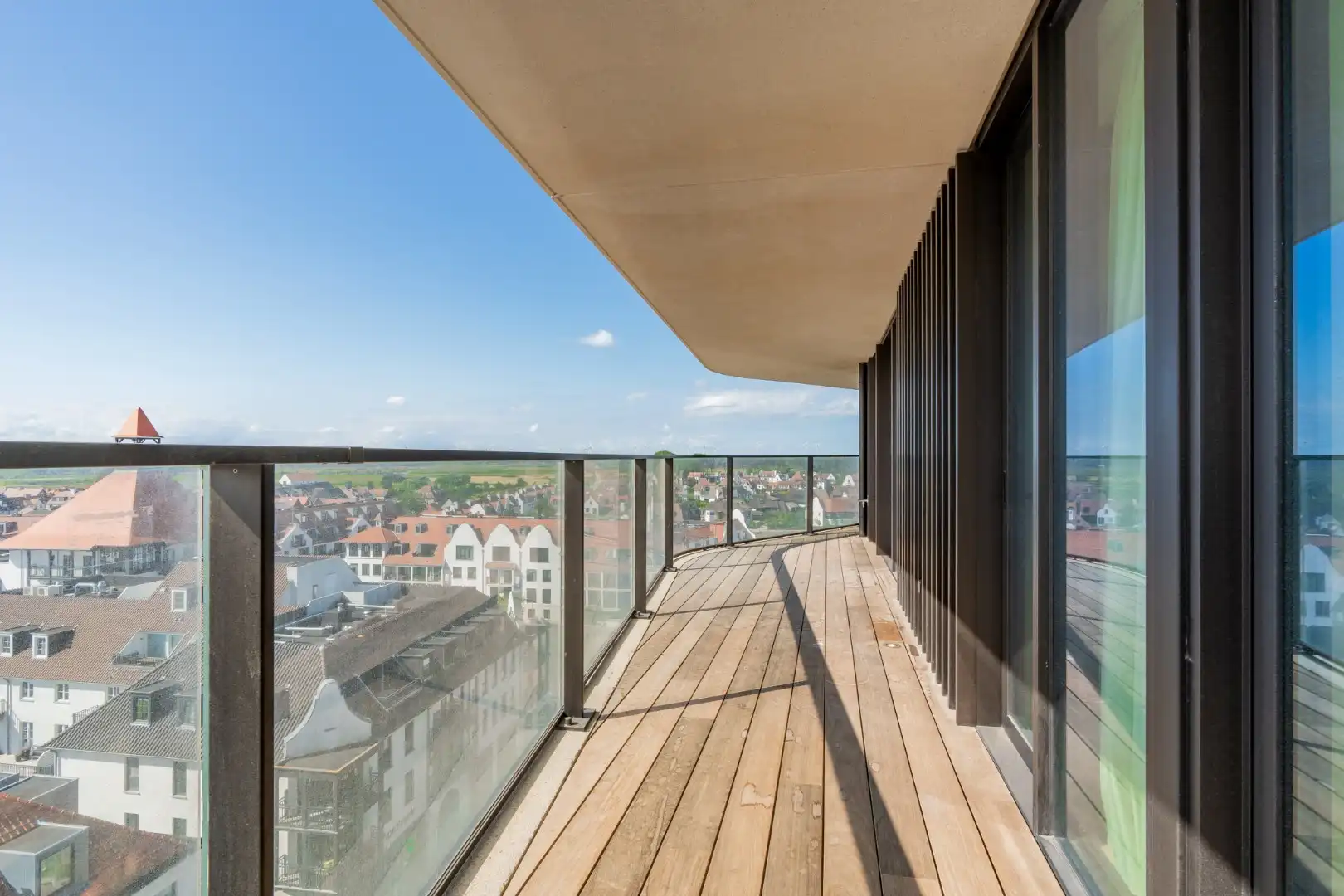 Nieuwbouw appartement met open verzichten vanop het zuid gericht terras foto 12
