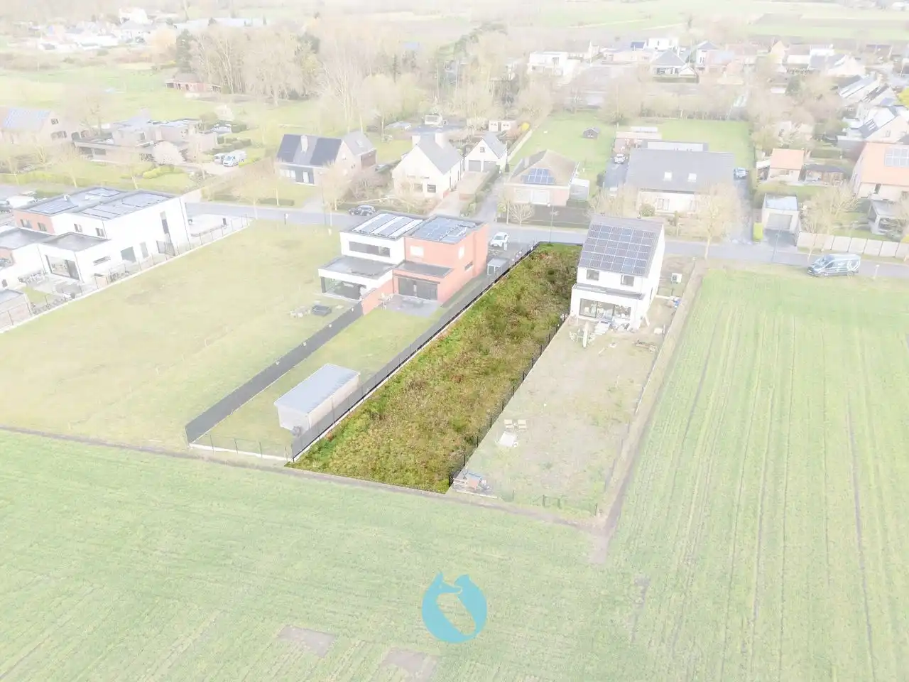 Bouwgrond van 571 m² met te realiseren halfopen bebouwing foto 5