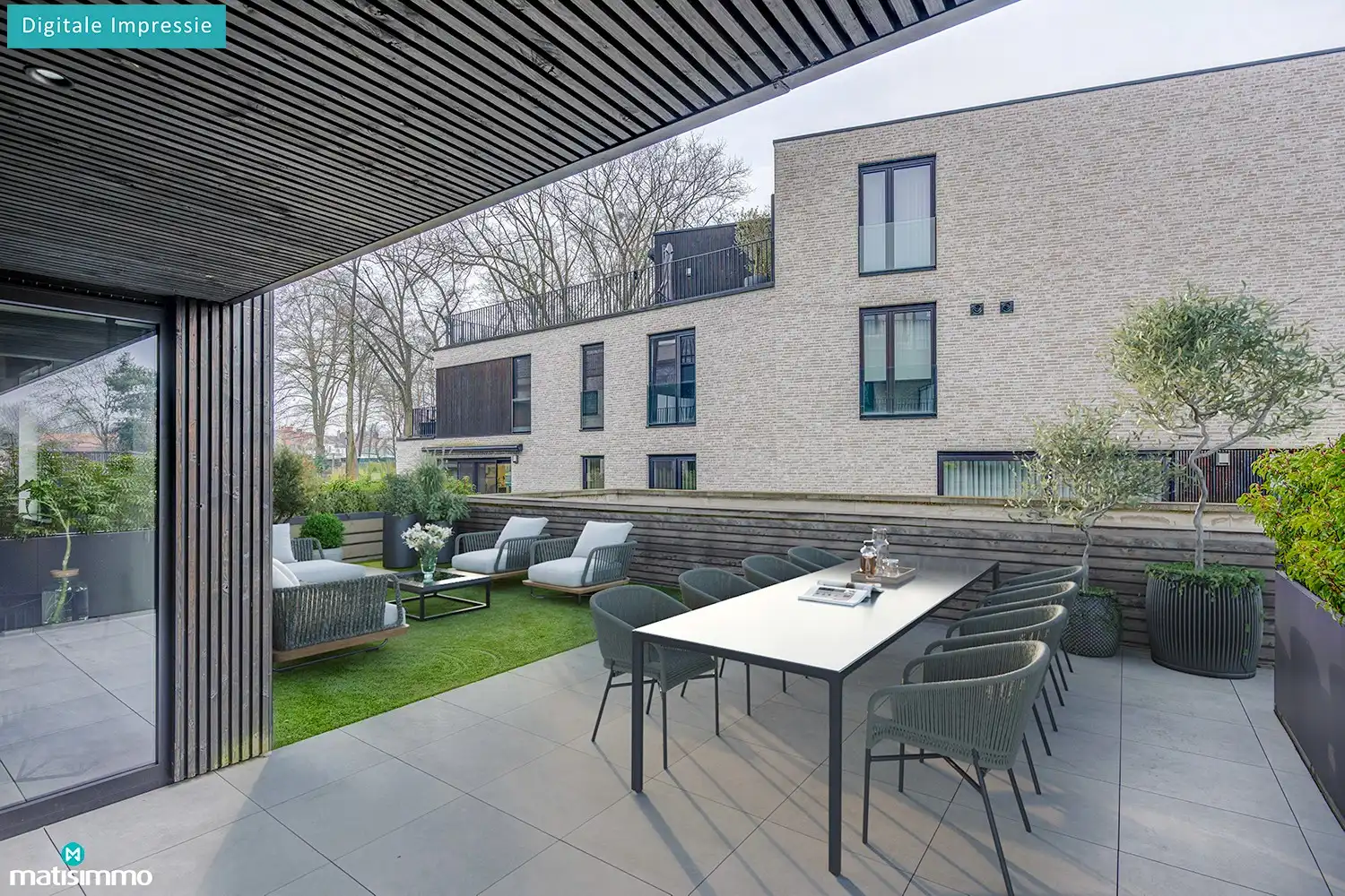 MODERN, ENERGIEZUINIG APPARTEMENT MET RIANT TERRAS EN AUTOSTAANPLAATS TE BERINGEN foto 10