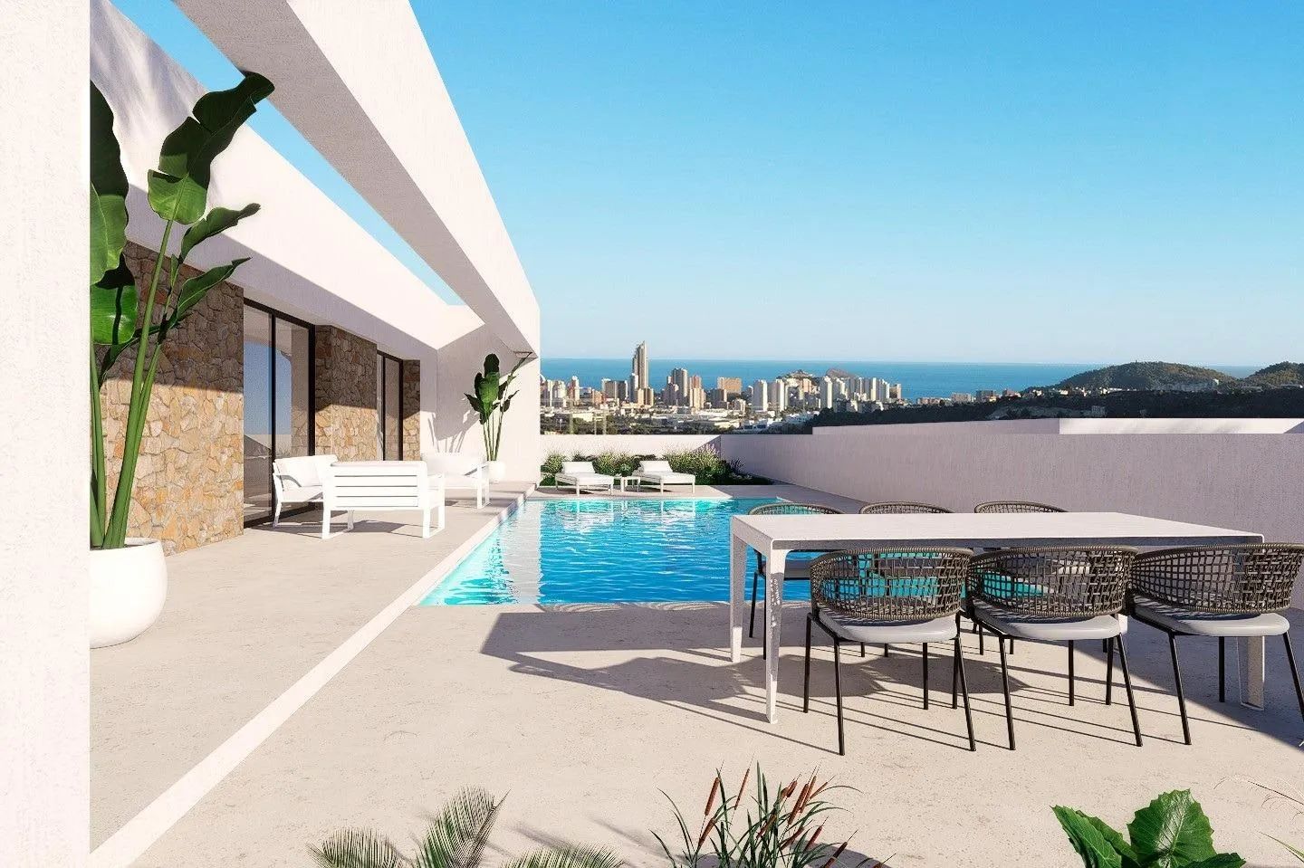 Exclusieve designvilla’s met panoramisch zeezicht – luxe en rust in Finestrat! foto 2