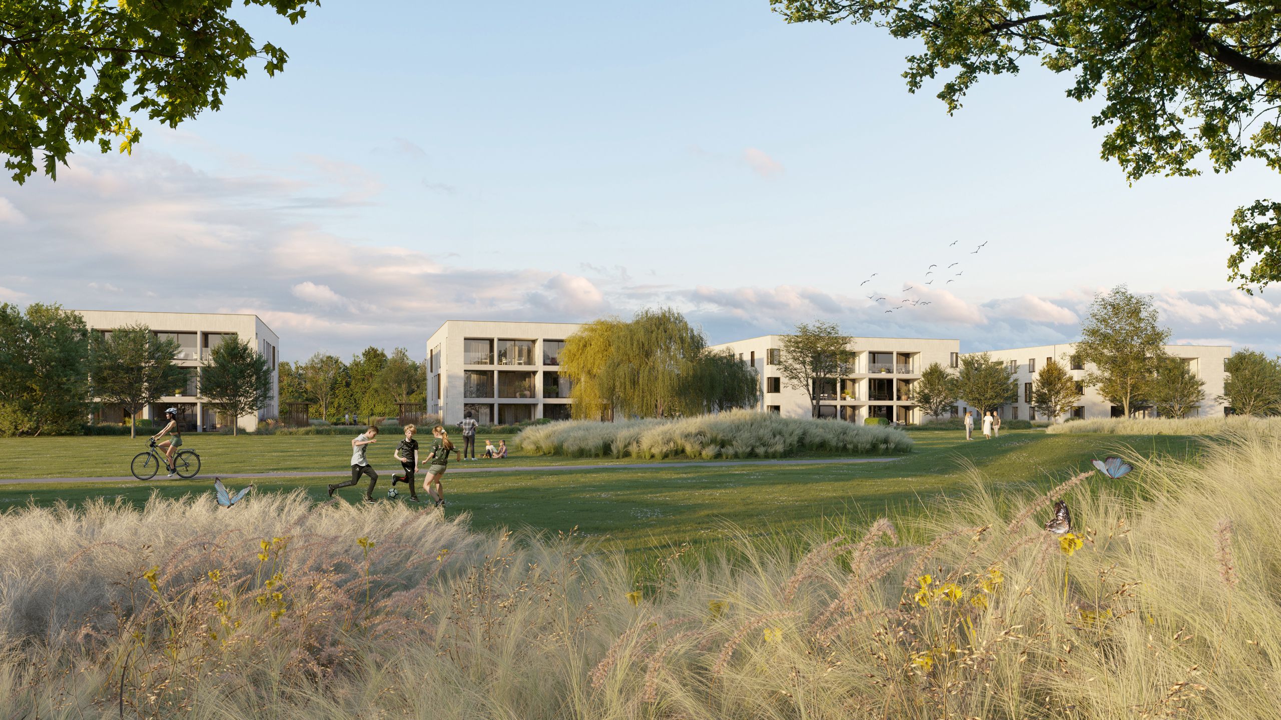 WOONPROJECT VELDEKENSPARK nieuwbouw woonproject met 1, 2, 3- slpk.-appt en 12 Half-open BEN woningen foto {{pictureIndex}}