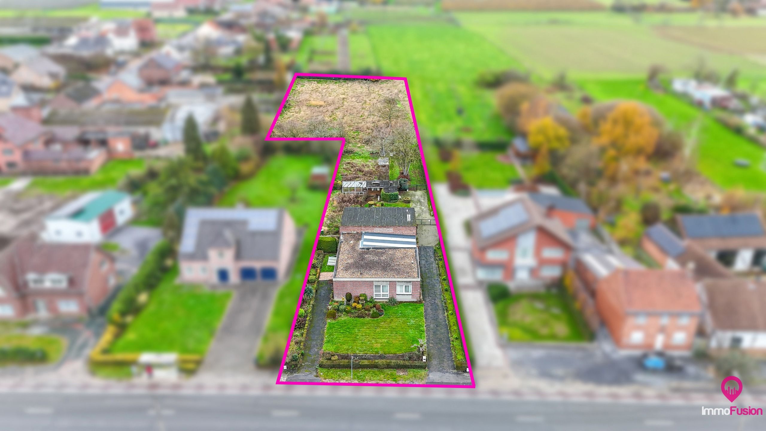 Bungalow met grote werkplaats en weide op 42 are in Alken foto 48