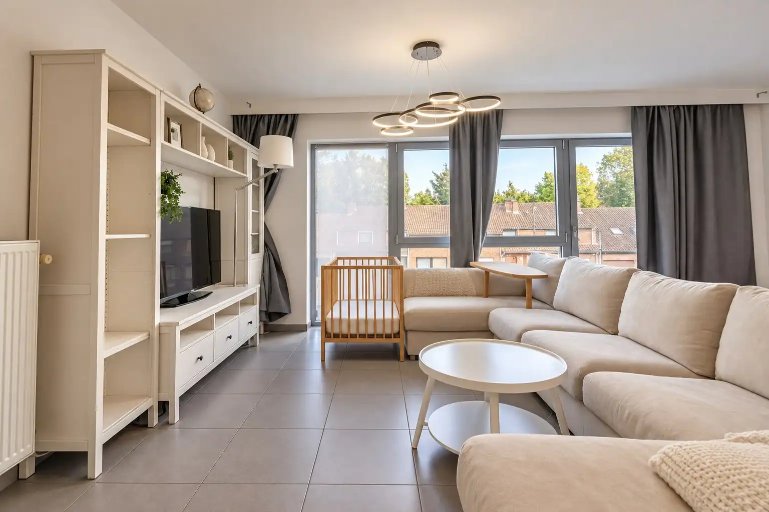 INSTAPKLAAR APP MET 2 SLAAPKAMERS, TERRAS & GARAGE ! foto 4