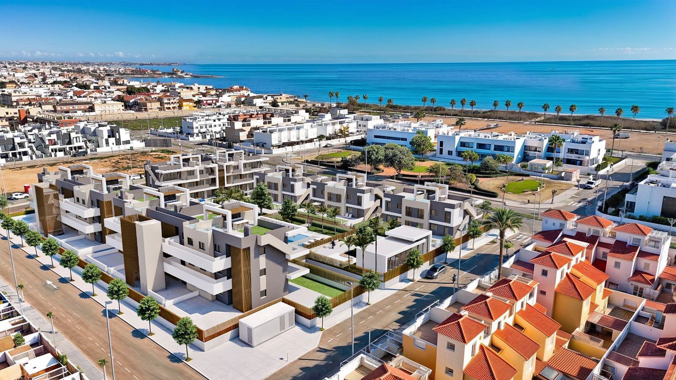 SPANJE - Uniek project pal aan zee. zeezicht. foto {{pictureIndex}}
