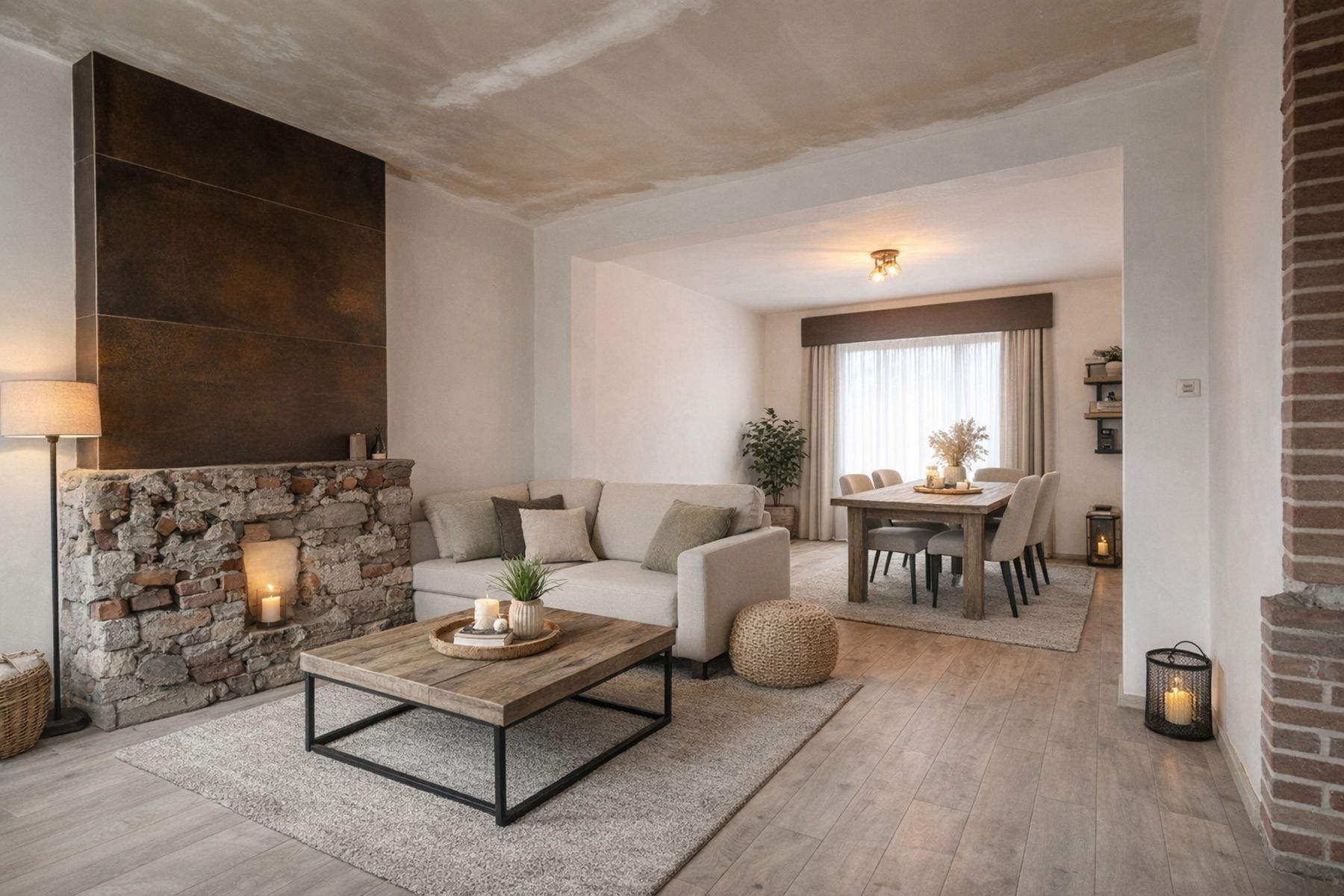 Goed gelegen halfopen bebouwing te Burst foto 2