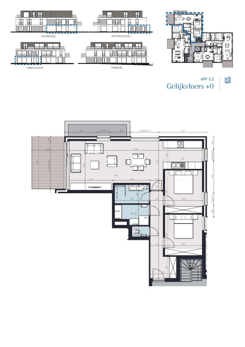 Denderleeuw, Anjelierenlaan - Steenweg - Fase 3 (Anjelierenlaan) - appartementen: Lot 12A/0.2 foto 3