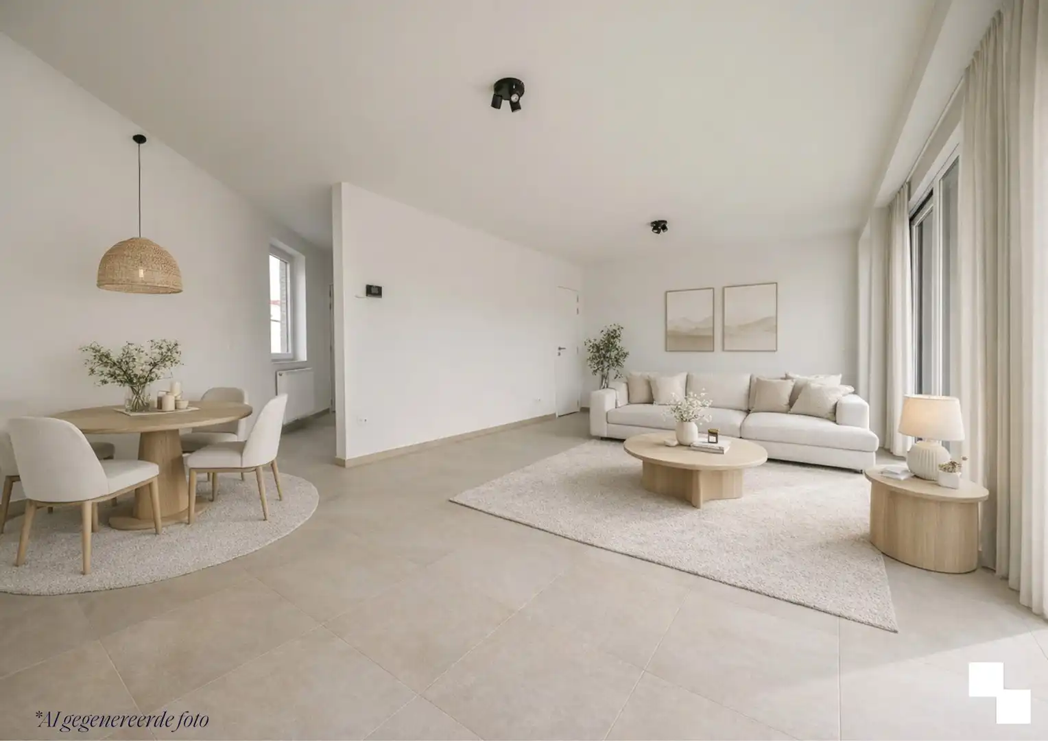 Nieuw appartement met twee slaapkamers te Izegem foto 2