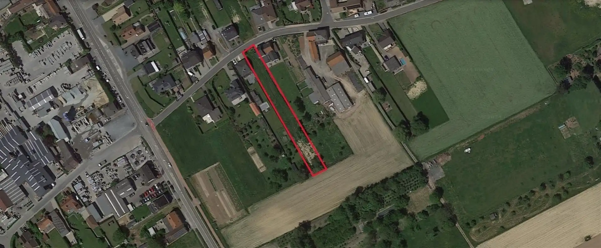 Exclusieve bouwgrond van 16a53ca voor een elegante driegevelwoning nabij Mazenzele foto 4