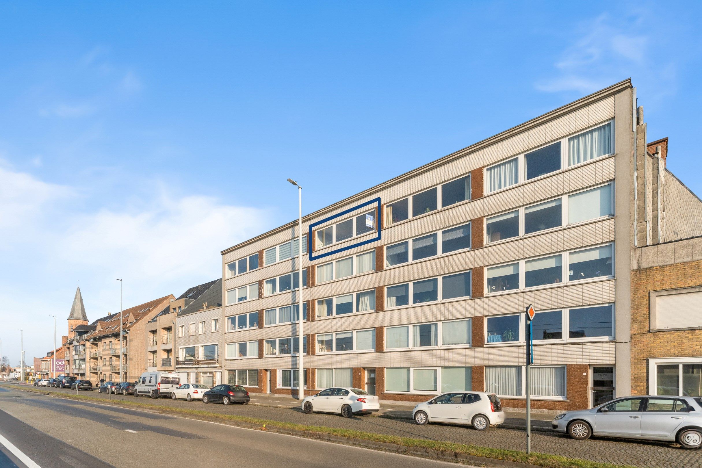 Ruim appartement (95 m²) met groot zonneterras te Zeebrugge foto {{pictureIndex}}