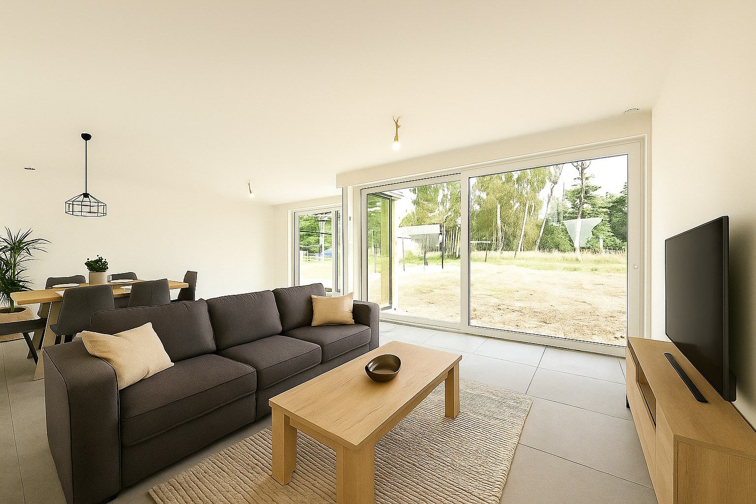 ZEER UIME NIEUWBOUWWONING MET 3 SLPKS | TUIN | GARAGE foto 2