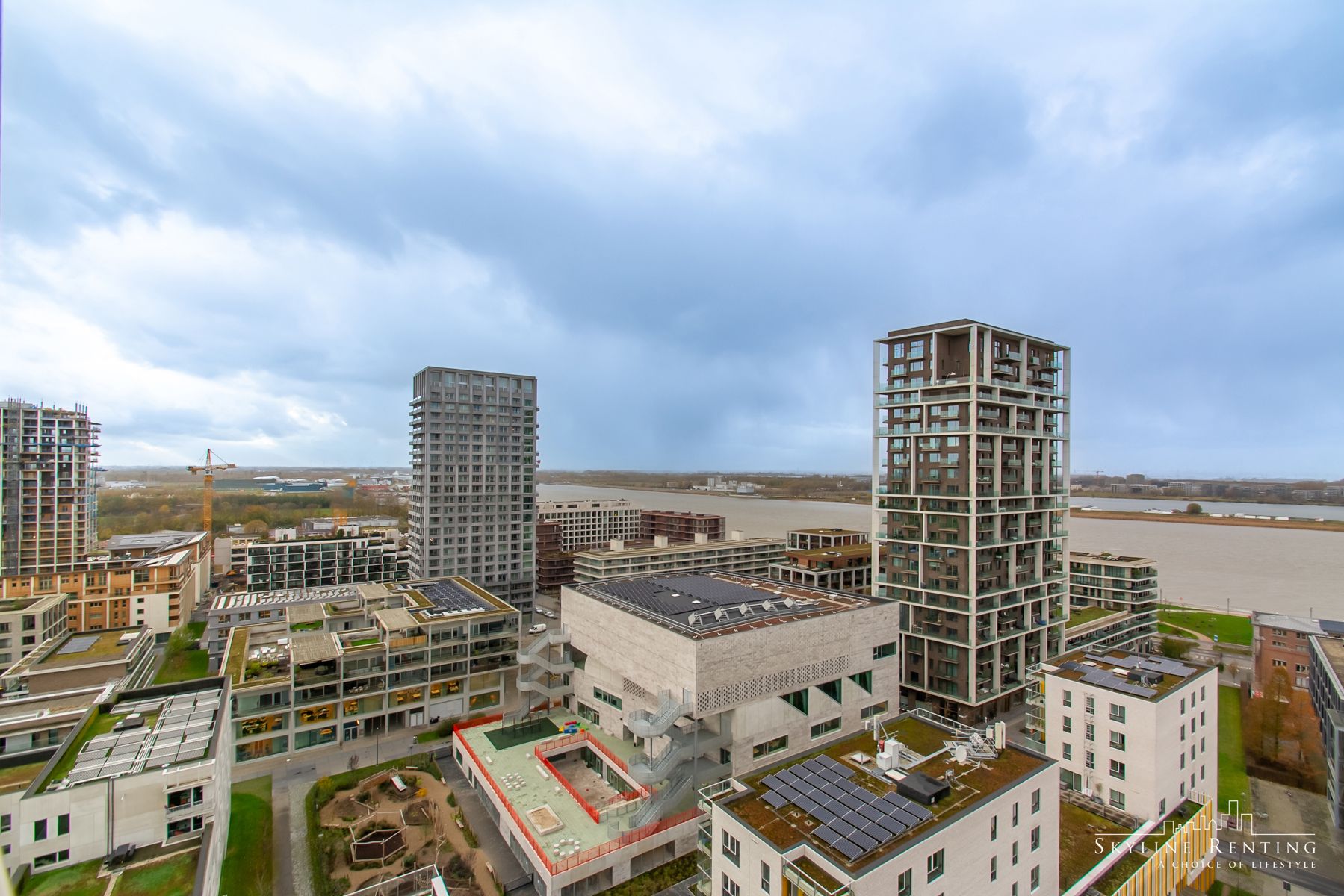 Lichtrijk 2 slpk app. met groot terras en zicht op park foto 25