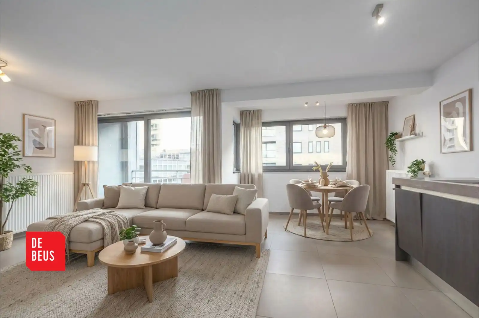 Zongericht appartement met 1 slpk, pal aan het strand! foto {{pictureIndex}}