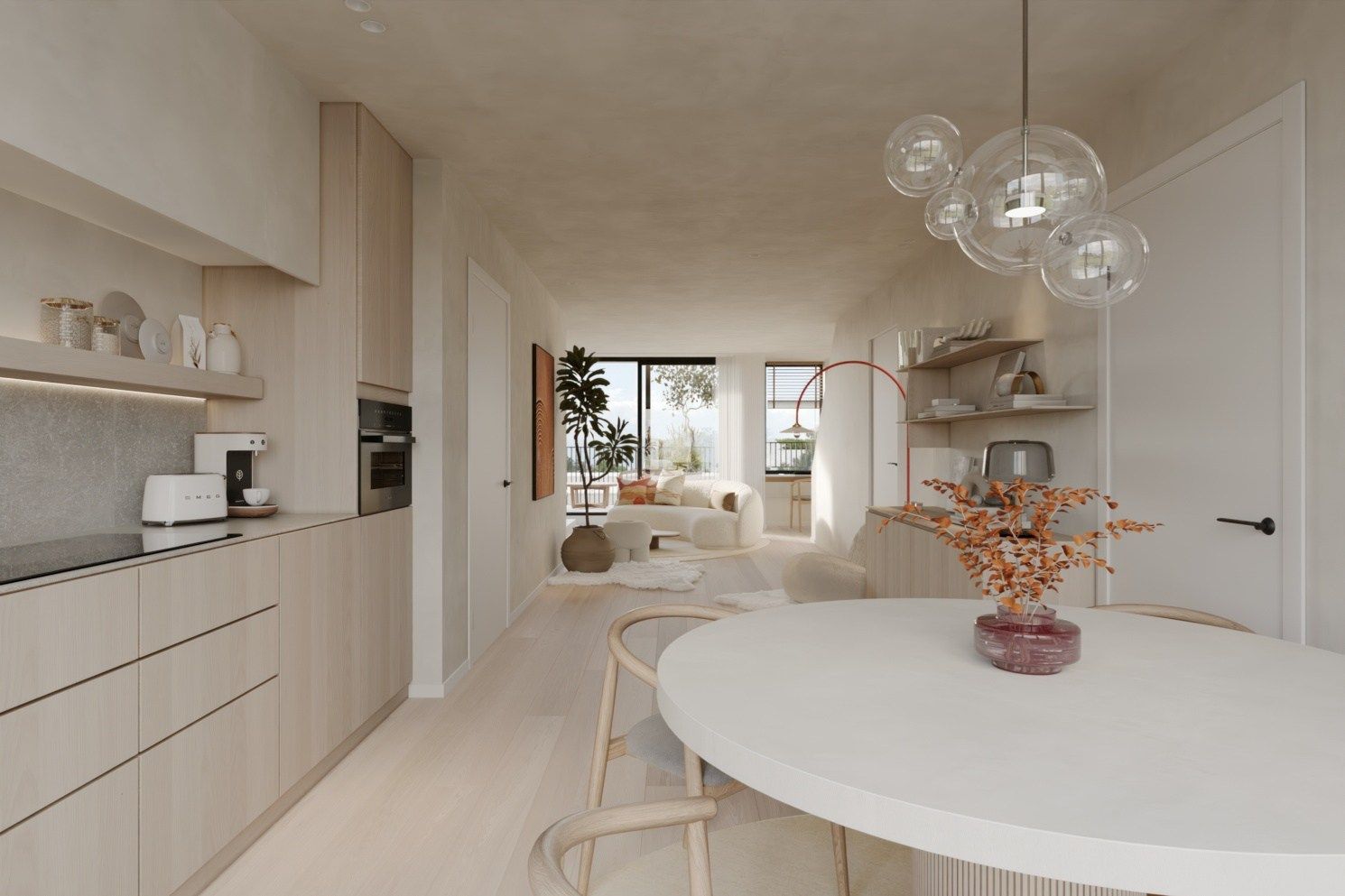 Nieuwbouw appartement met zonneterras te Maldegem foto 2