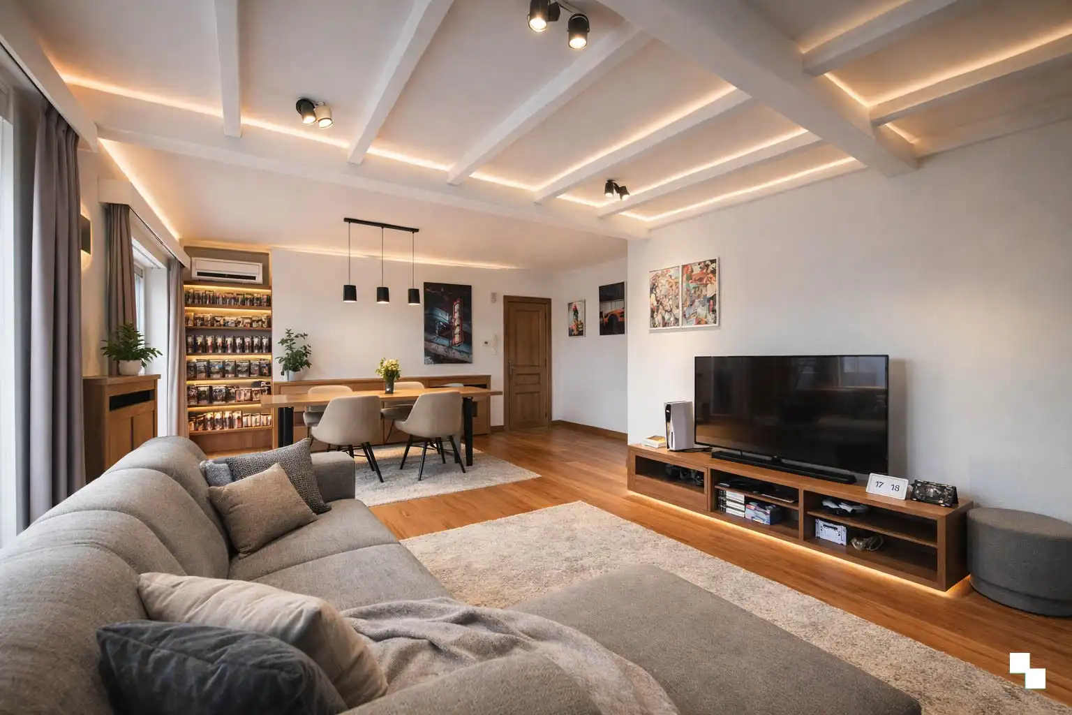 Tweeslaapkamerappartement met garage op een rustige locatie in Beveren-Leie foto 5