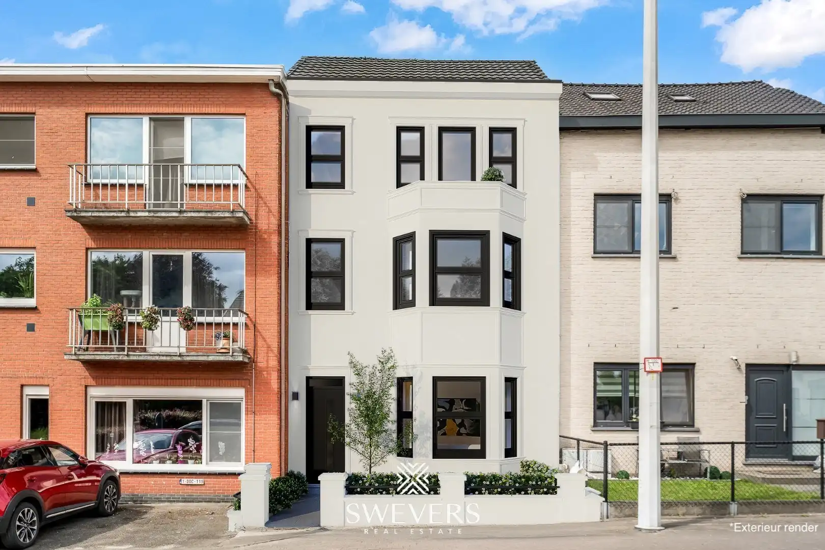 Hoofdfoto van de publicatie: Woonst met 5 slaapkamers en hangar van 250m² in centrum Beringen