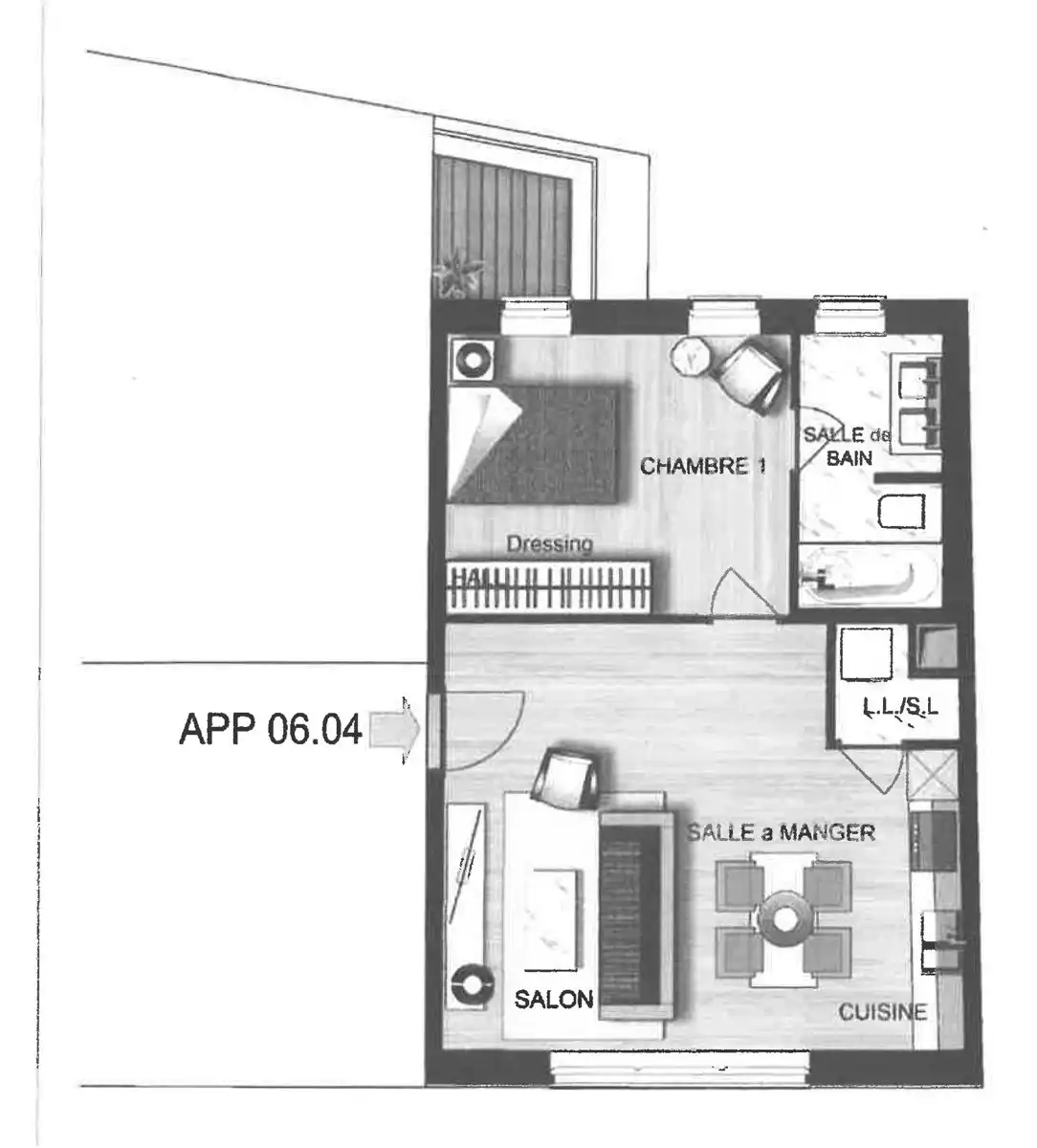 Prachtig nieuwbouw 1 slaapkamer appartement met terras foto 11