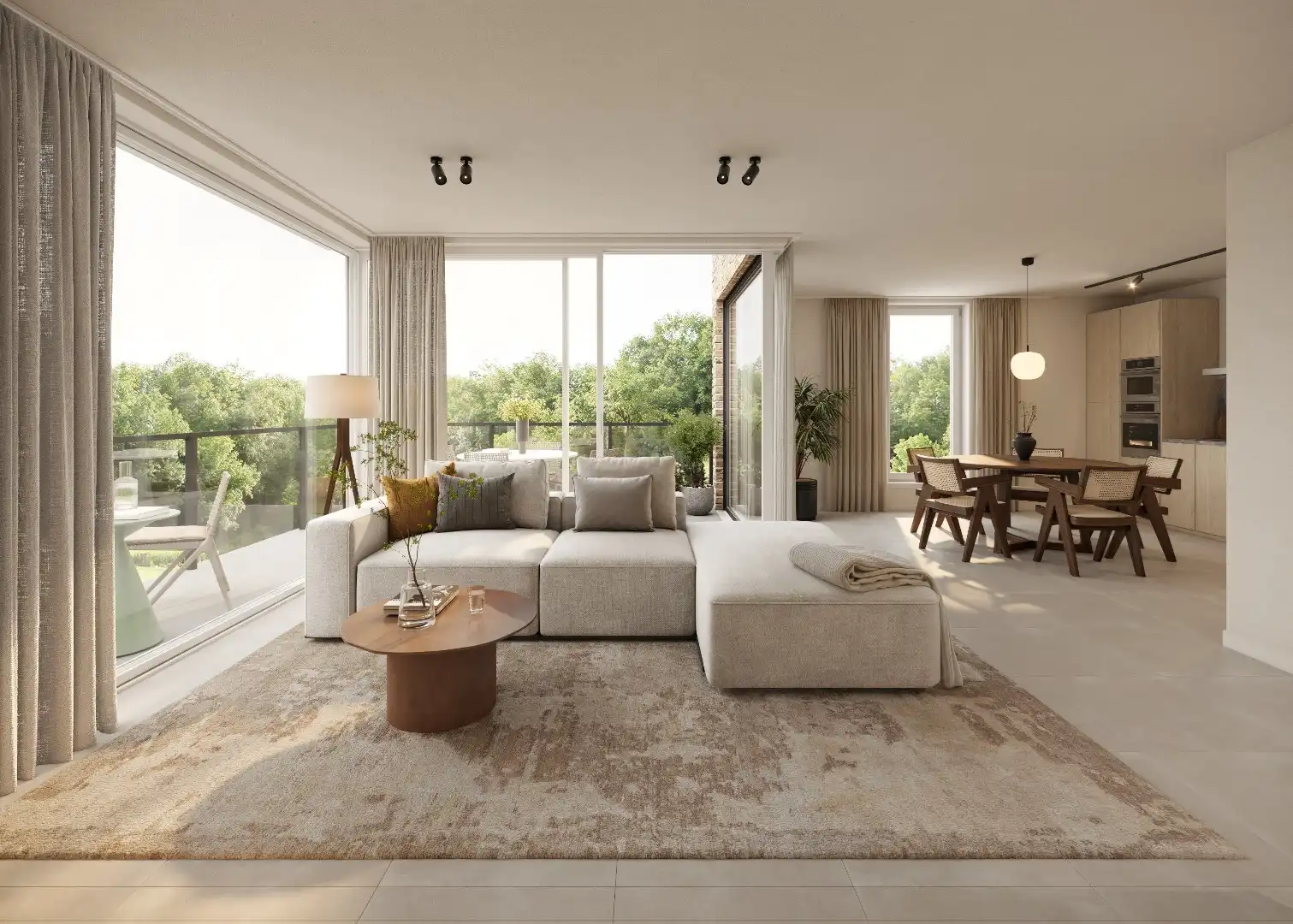 Prachtig nieuwbouwproject op de markt te Houthulst! Ook zicht op het Rotsebos! 6% btw mogelijk! foto 2