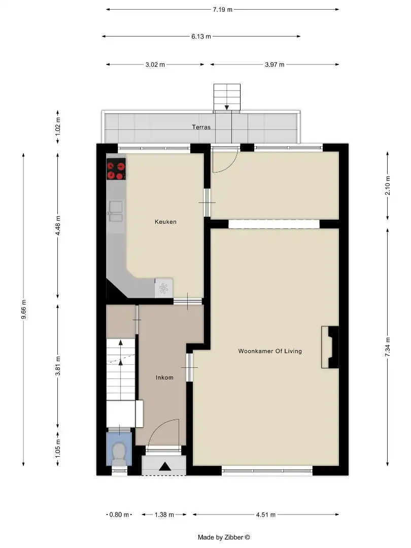 Woning met 3 slaapkamers,  tuin en garage in Kessel-Lo! - EPC 611 kWh/m² - bewoonbare opp. 156 m² foto 21
