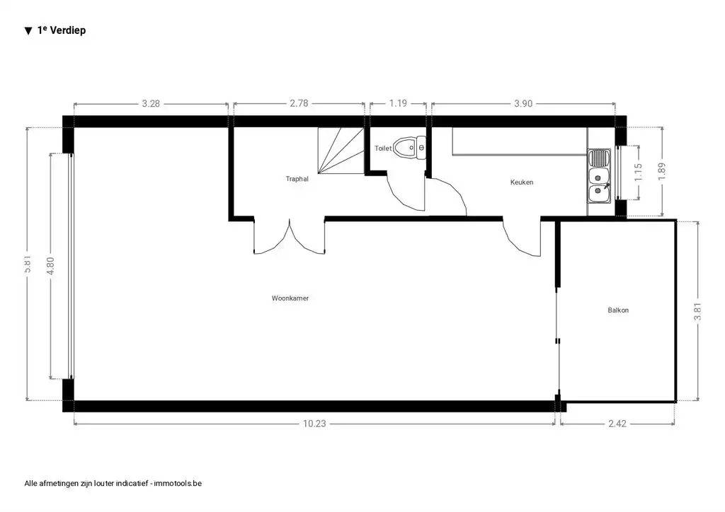 Ruime bel-étage woning vlakbij Rivierenhof foto 10