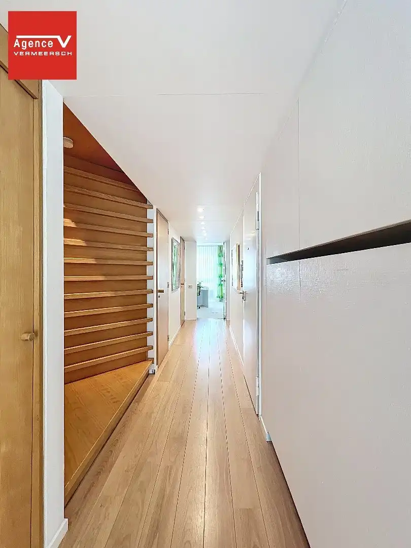 Architecturale penthouse met gevelbrede terrassen voor- én achteraan op tweede lijn van Zee.  foto 13