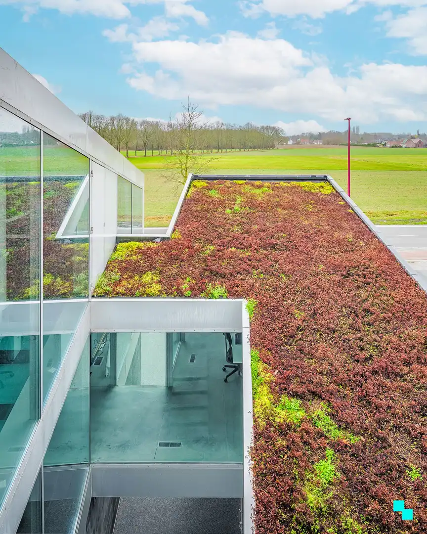 Architecturale kantoorruimte op ruim perceel nabij dorpskern Merelbeke foto 26