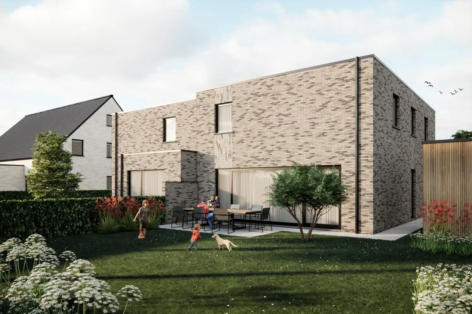 Energie-Efficiënte gezinswoningen in een groene omgeving met 4 slaapkamers en garage foto 5