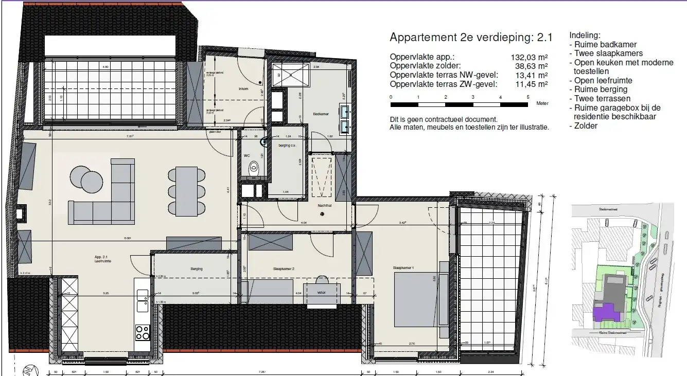 Nieuwbouwappartement met 2 slaapkamers en 2 terrassen in centrum Koekelare  foto 29