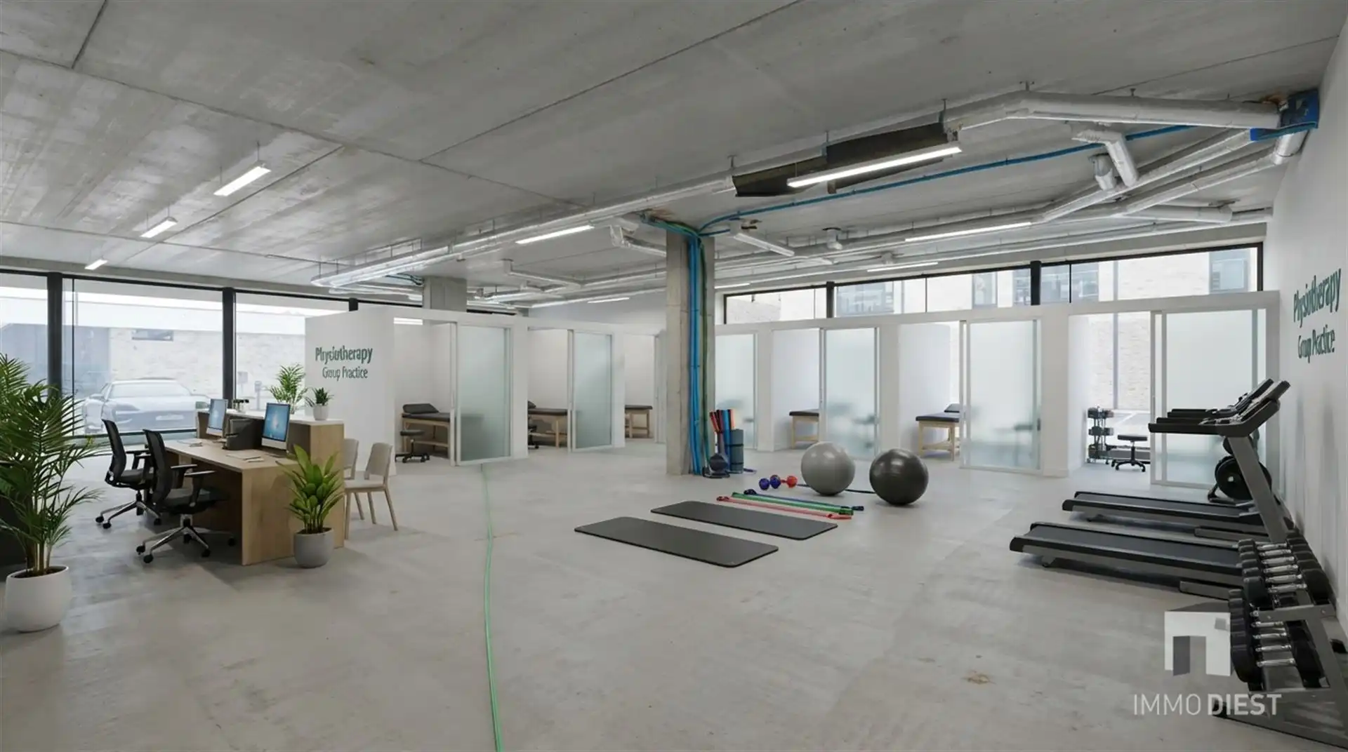 Commercieel Gebouw van 250m2 op toplocatie met parking! foto 10