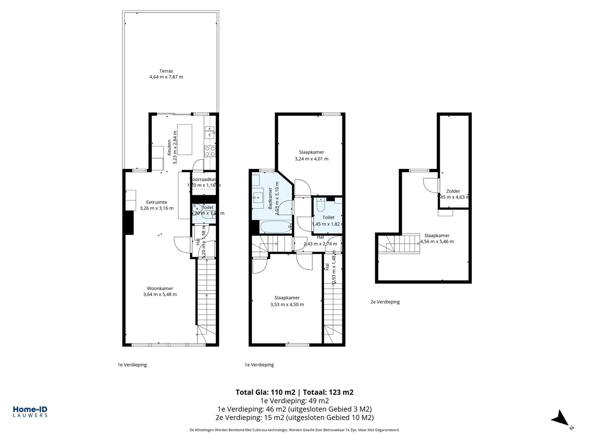 Fris triplex appartement met groot dakterras en garage foto 41