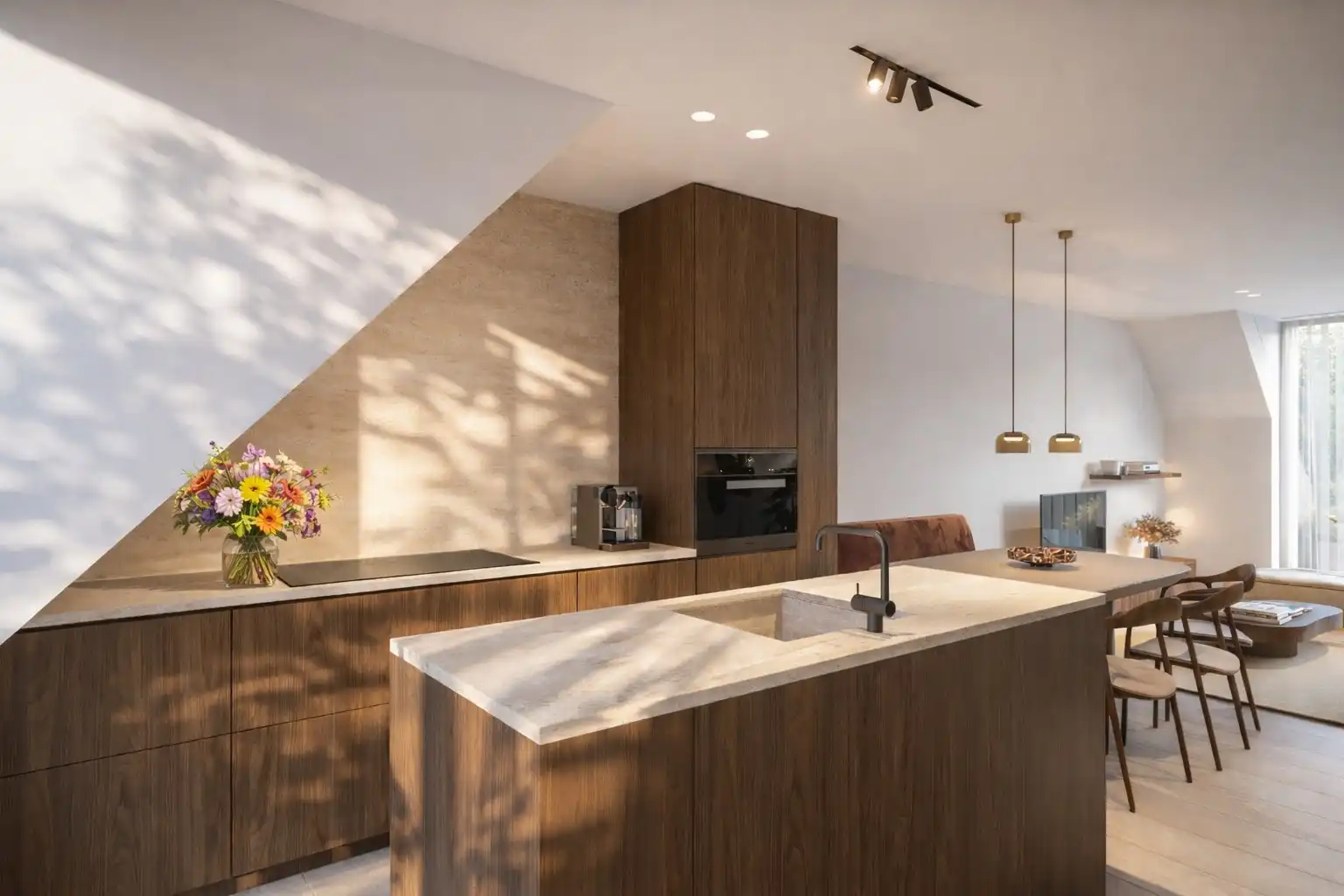 Dakappartement met 2 slaapkamers in de residentie Stan te Heist-aan-Zee foto 2