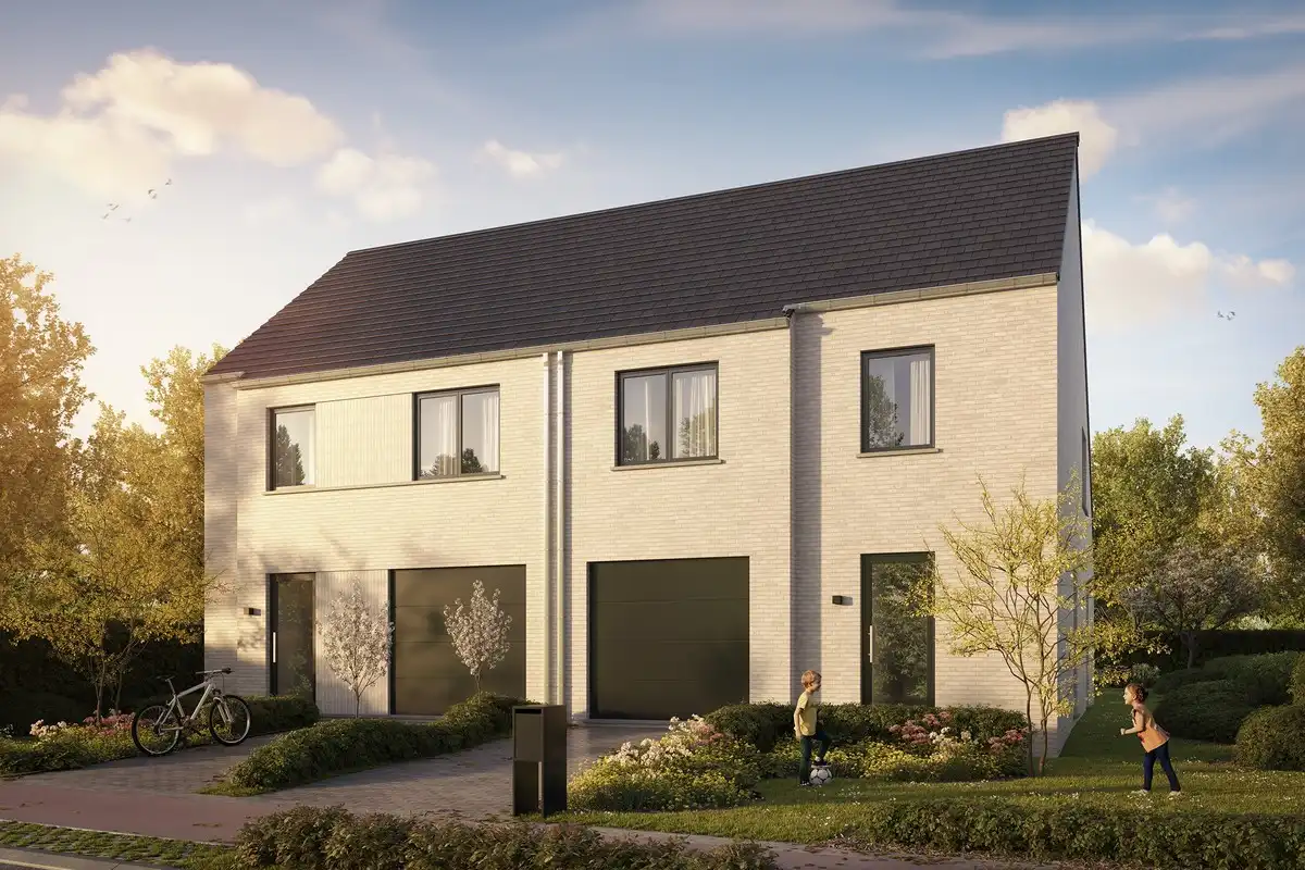 Ruime energiezuinige nieuwbouwwoningen te Meise foto {{pictureIndex}}