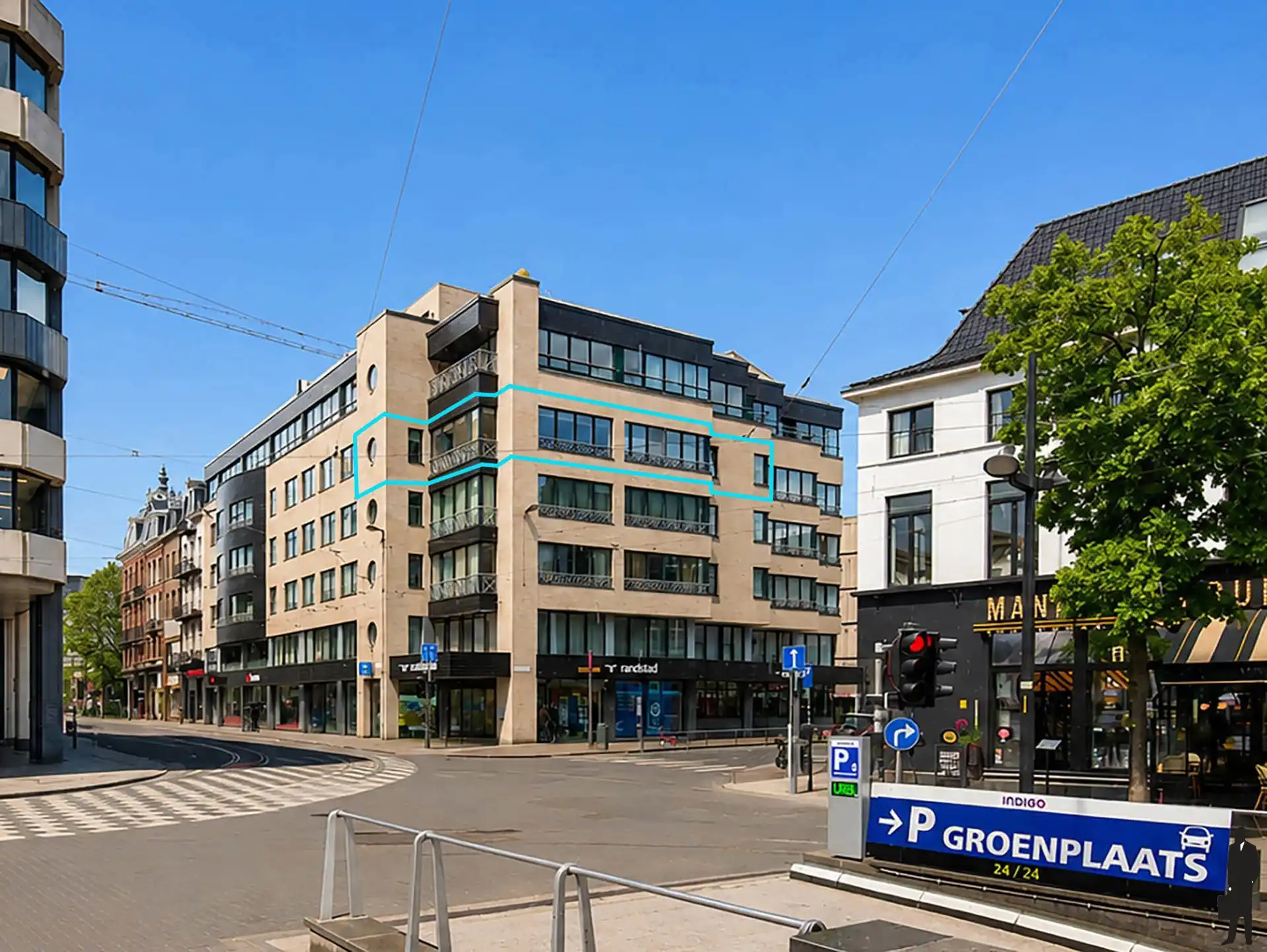Dubbelappartement met zicht op Groenplaats en Kathedraal foto 2