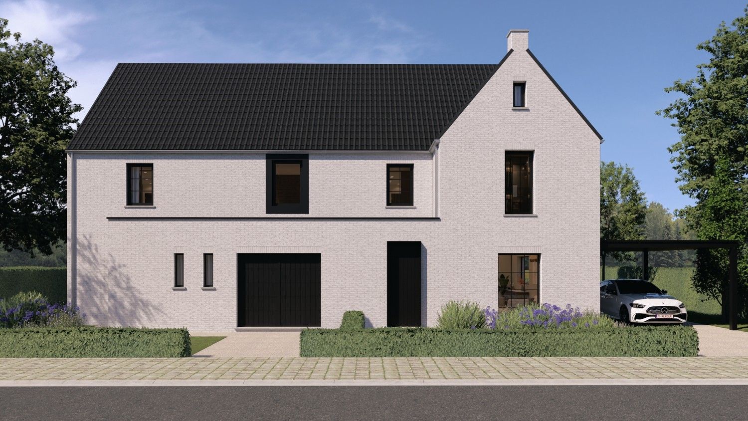 Villa Grenszicht - Moderne nieuwbouwwoningen op een zuidgericht perceel in Lanaken foto 4