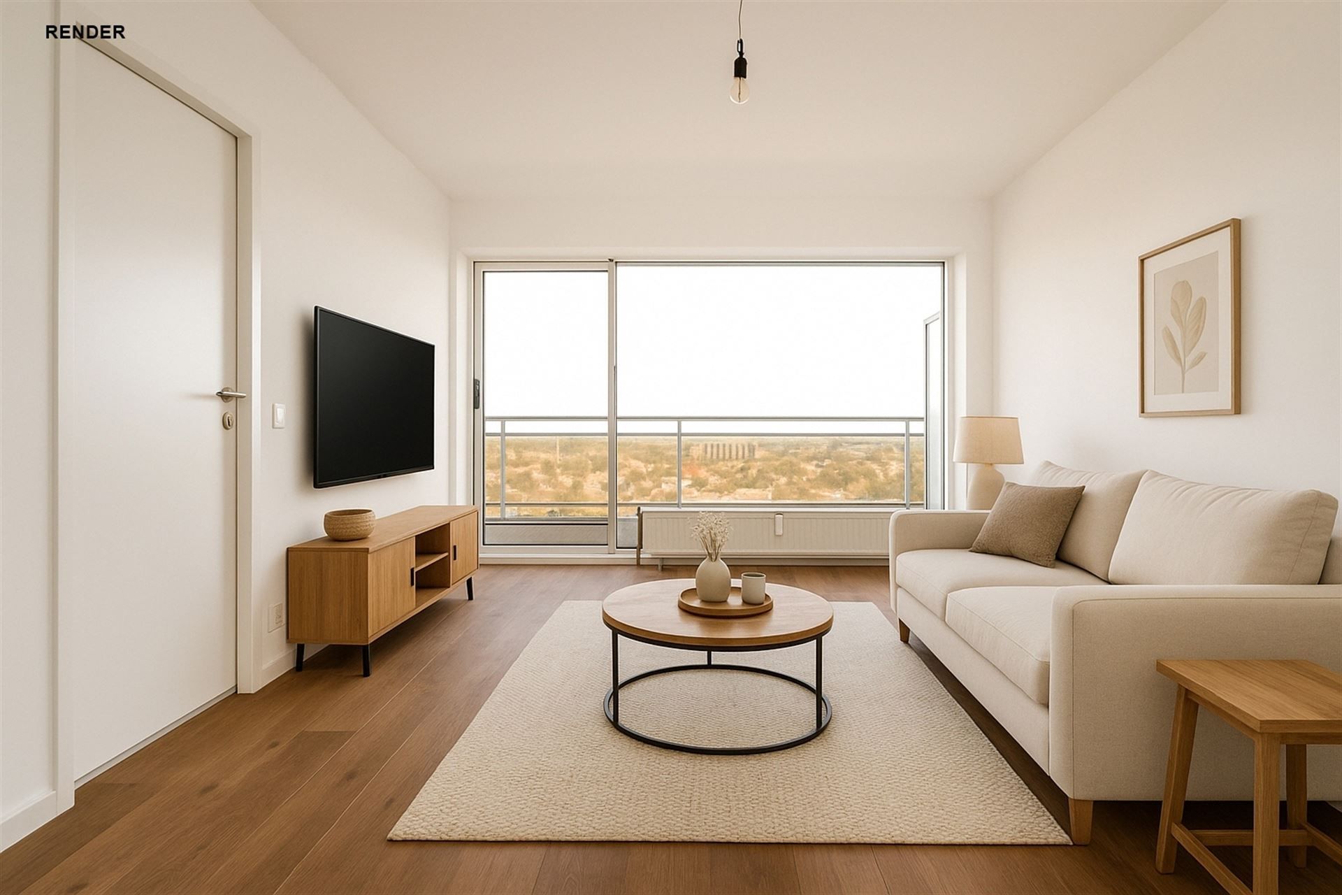 Appartement met 1 slpk en terras op 8ste verdieping foto {{pictureIndex}}