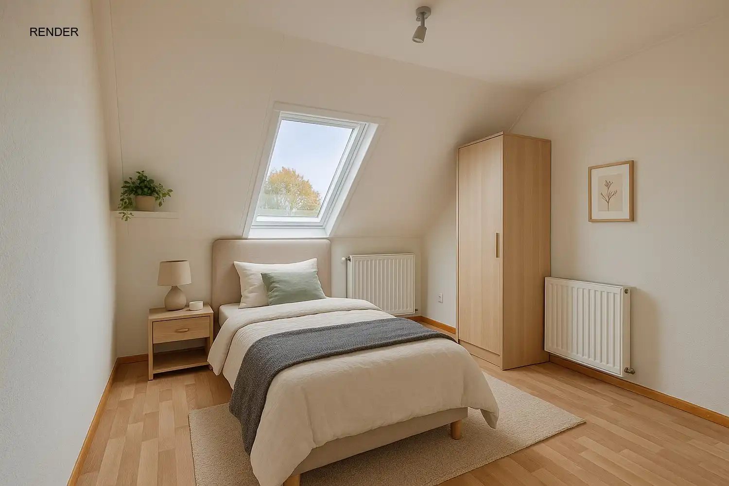 Ruime duplex met 3 slaapkamers  en garage te huur in het hart van Gellik, Lanaken foto 14