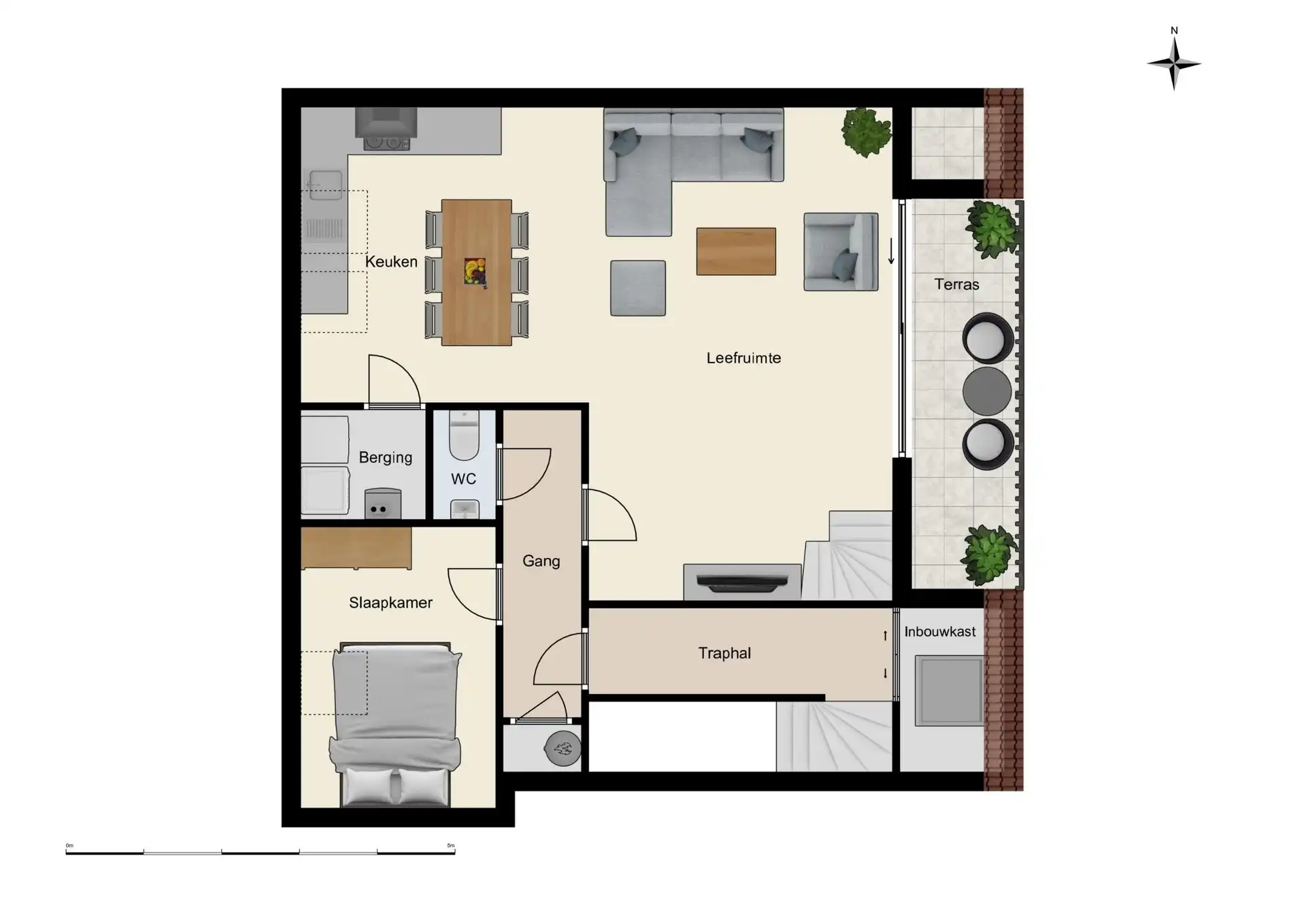 Instapklaar duplexappartement met 3 slaapkamers (105m²) foto 18