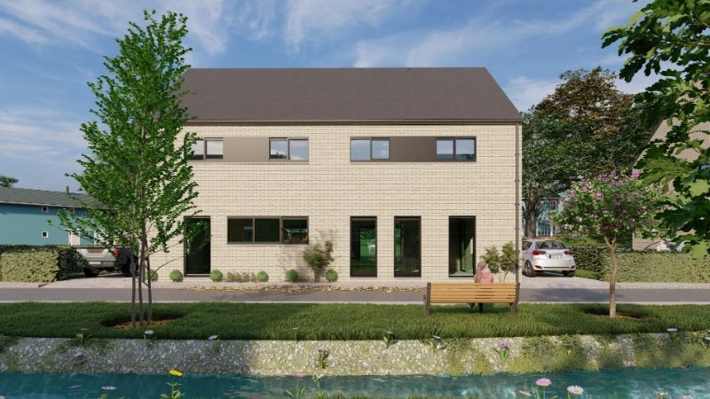 ENERGIE ZUINIGE NIEUWBOUW WONING (3 slpka) IN NIEUWE VERKAVELING OP PERCEEL VAN 3a51ca foto {{pictureIndex}}