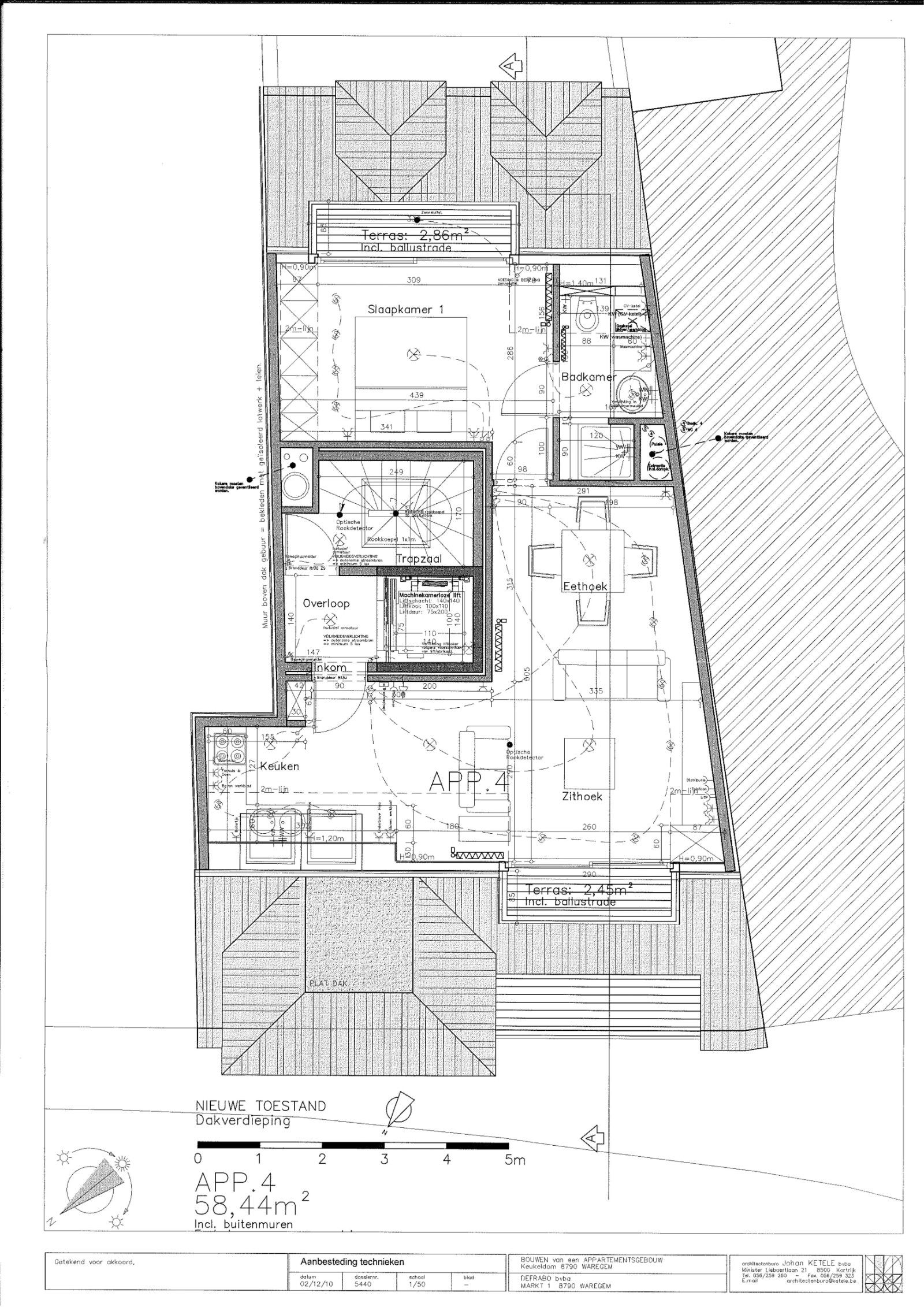 Modern en gezellig éénslaapkamerkamer appartement in centrum Waregem foto 9