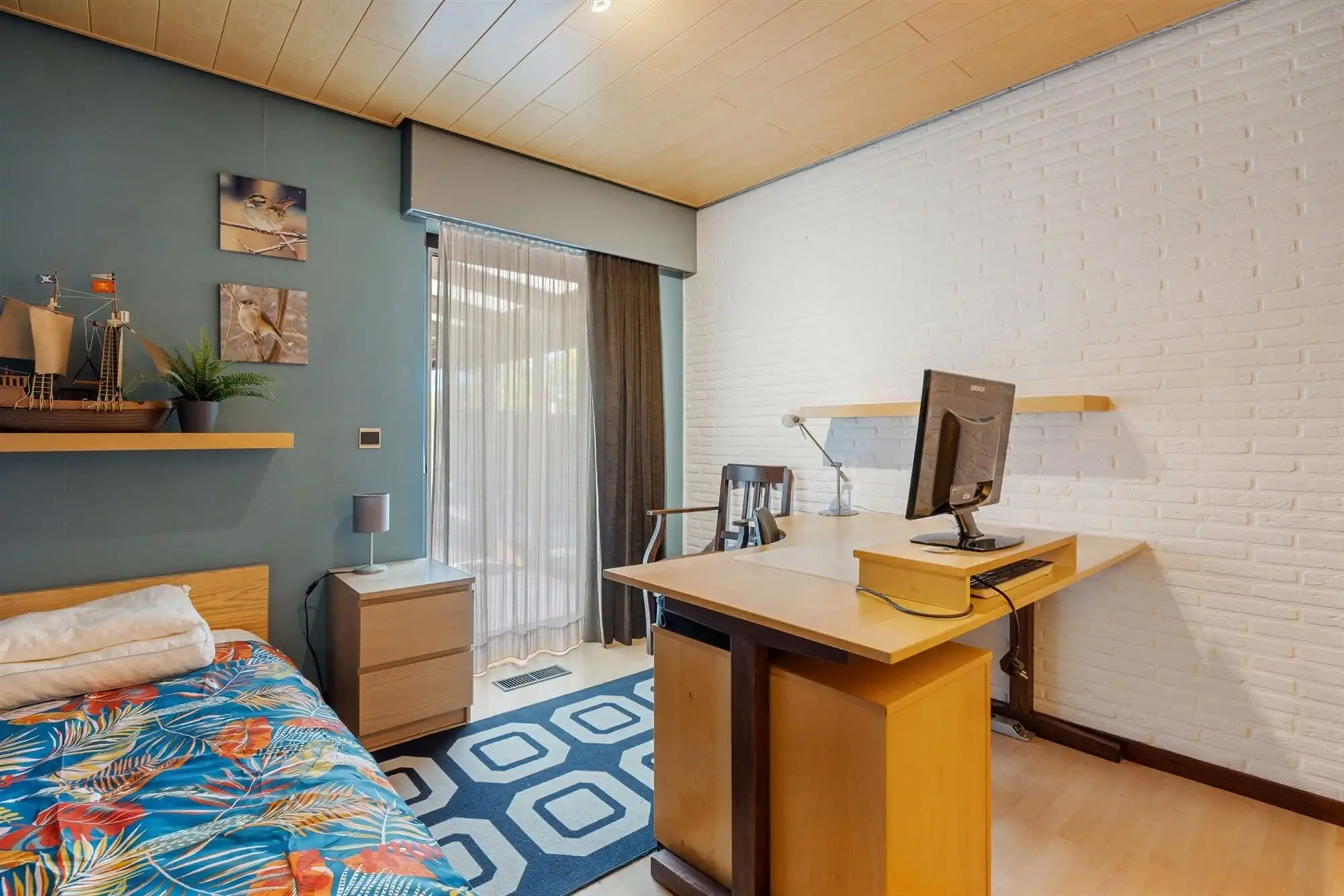 HEEL GOED ONDERHOUDEN WONING MET 3 SLAAPKAMERS UITERST RUSTIG GELEGEN OP EEN PERCEEL VAN 14A TE HEPPEN foto 21