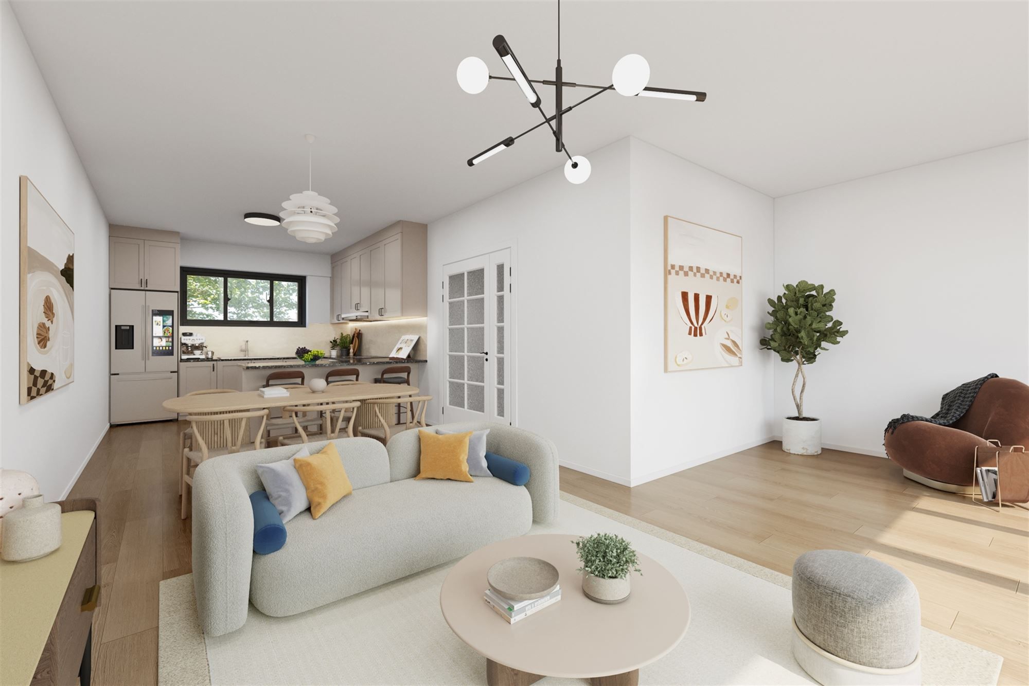 Gerenoveerde woning met 4 slpkmrs. en tuin foto 3